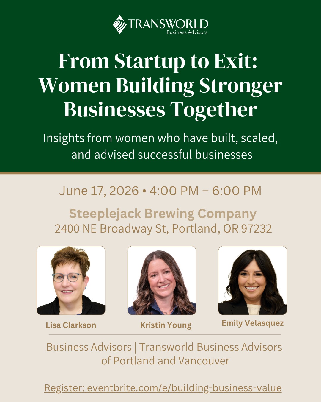 MEMBER EVENT - From Startup to Exit: Women Building Stronger Businesses Together