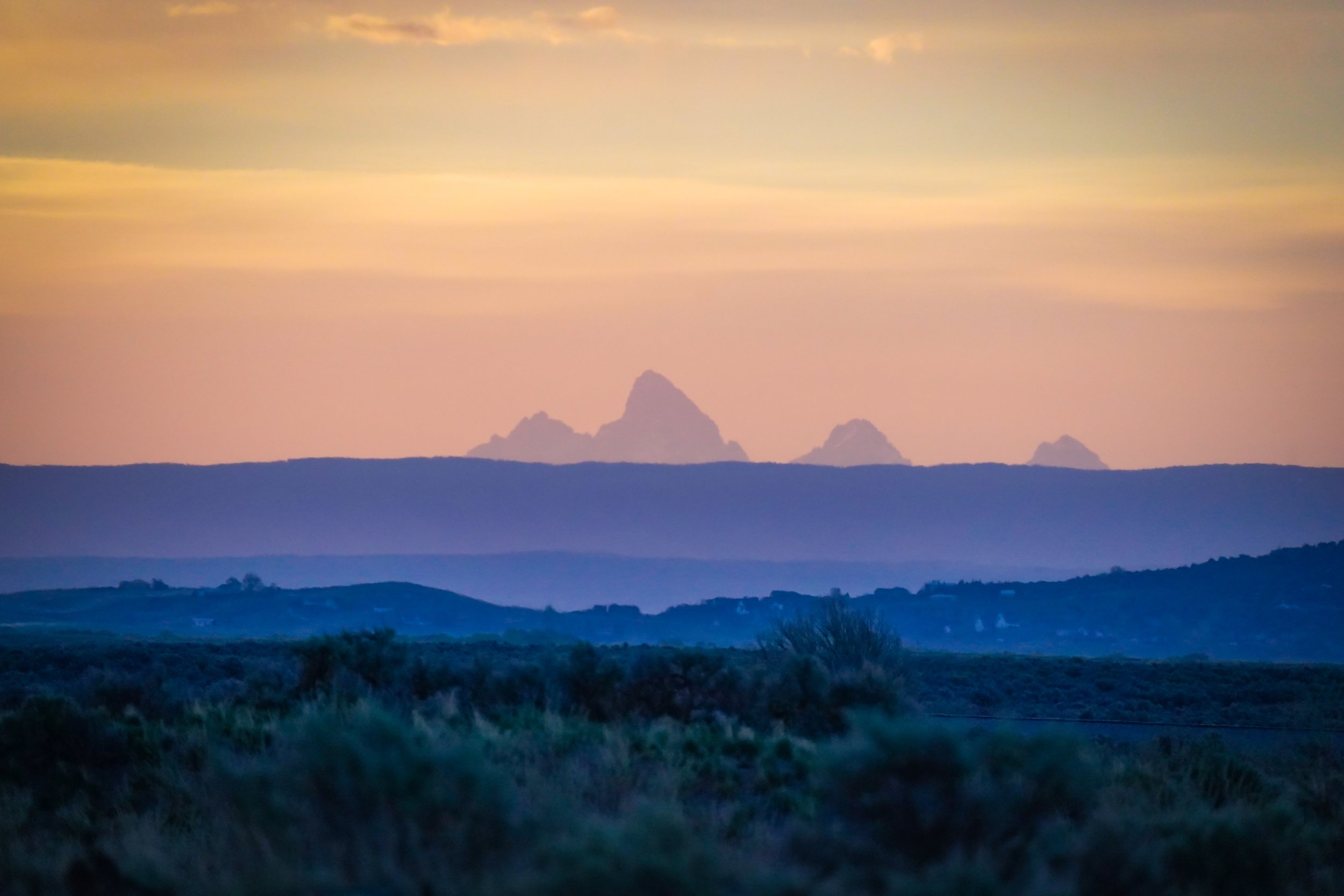 The Tetons from Market Lake