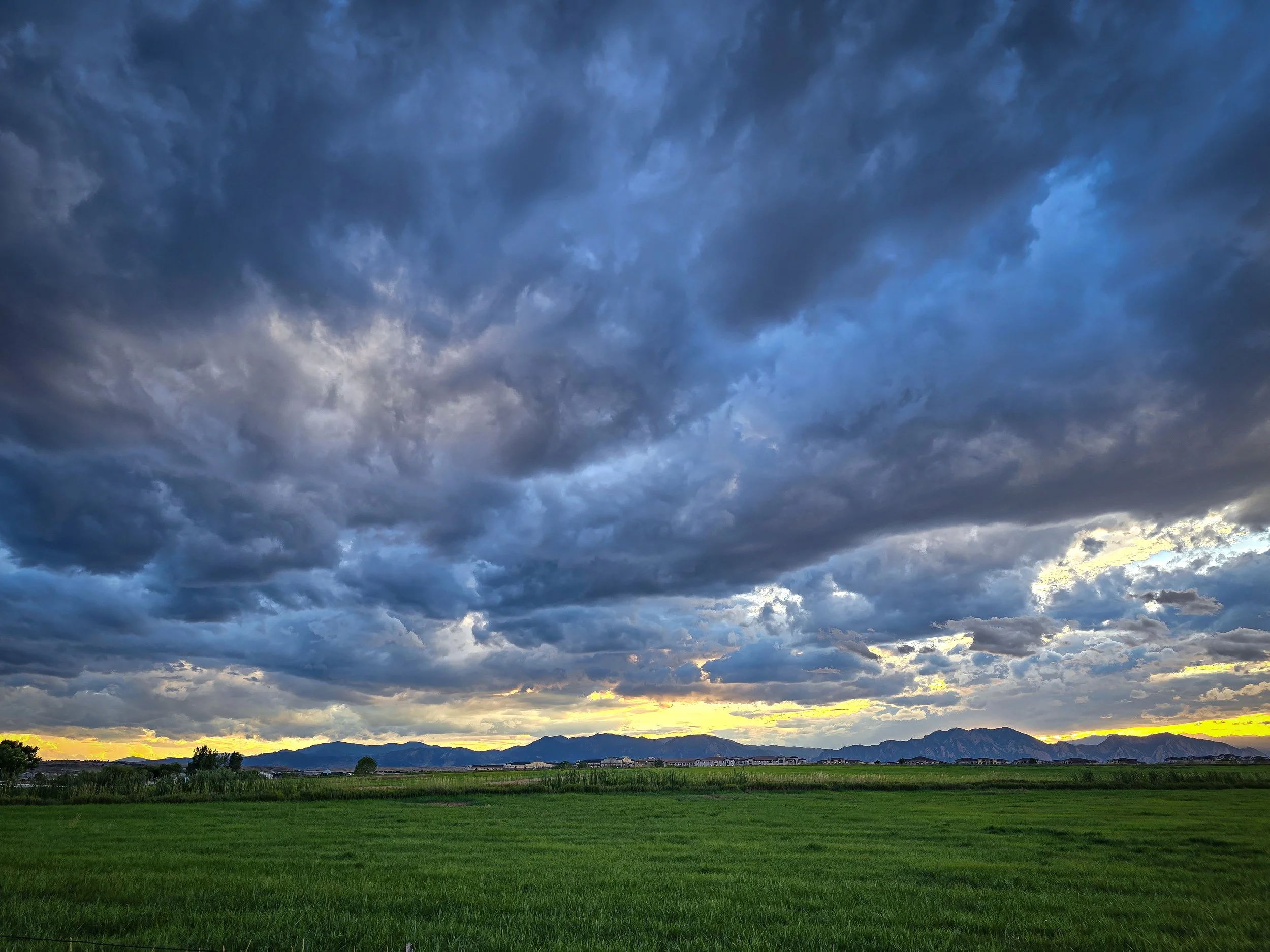 The dramatic clouds after a rain and before it rained on us again