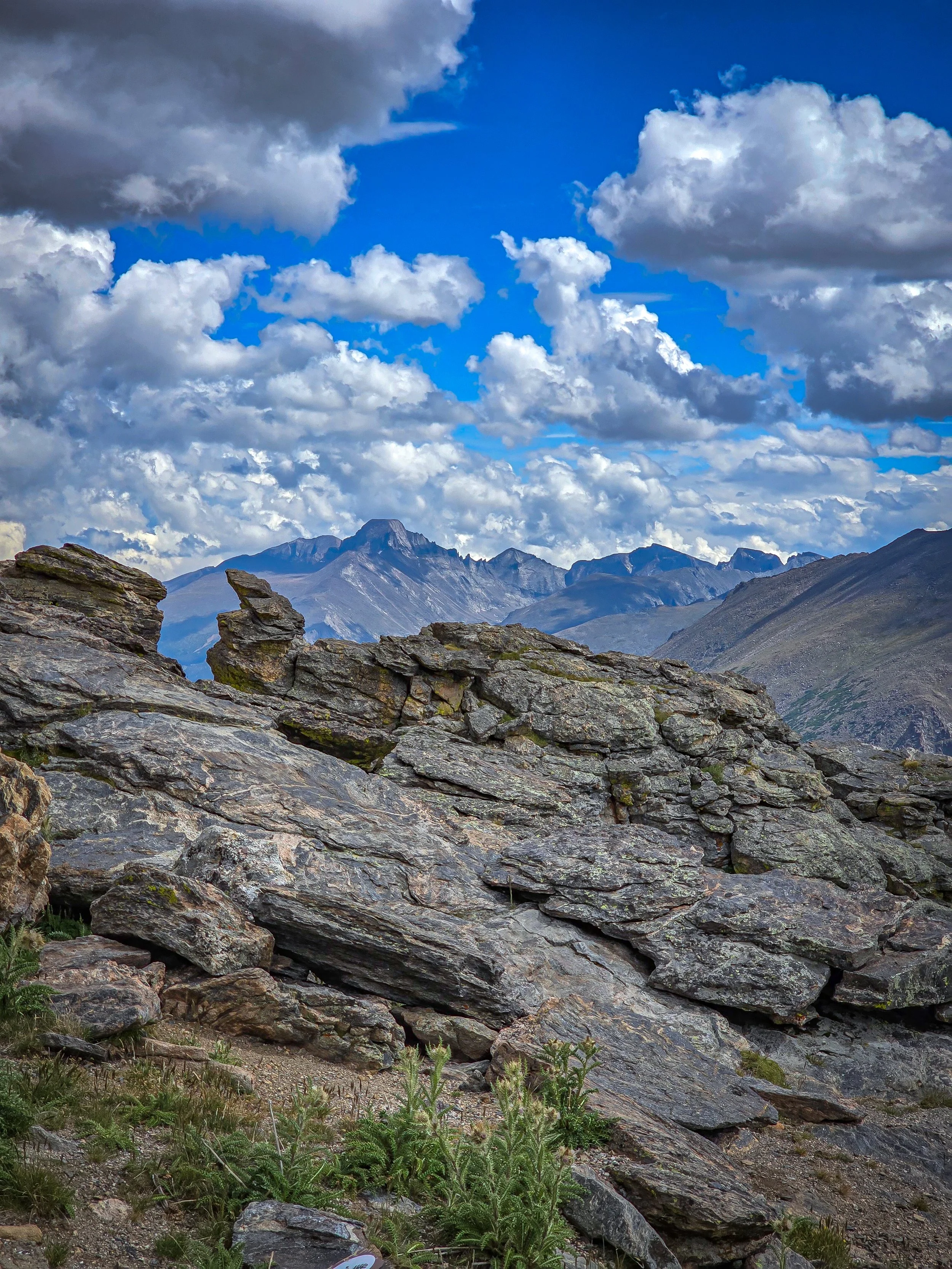 Long's Peak through the Rock Cut