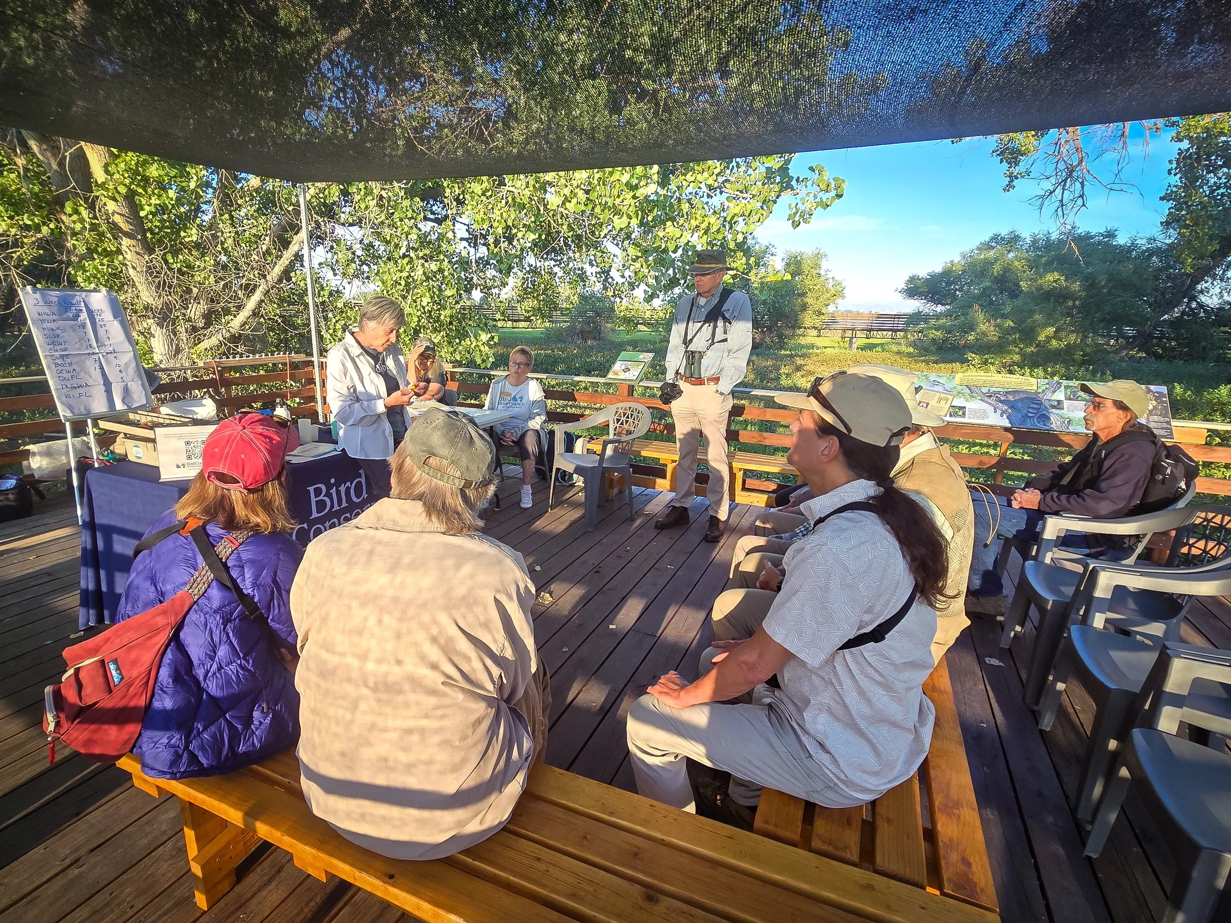 Barr Lake banding with Tuesday Birders