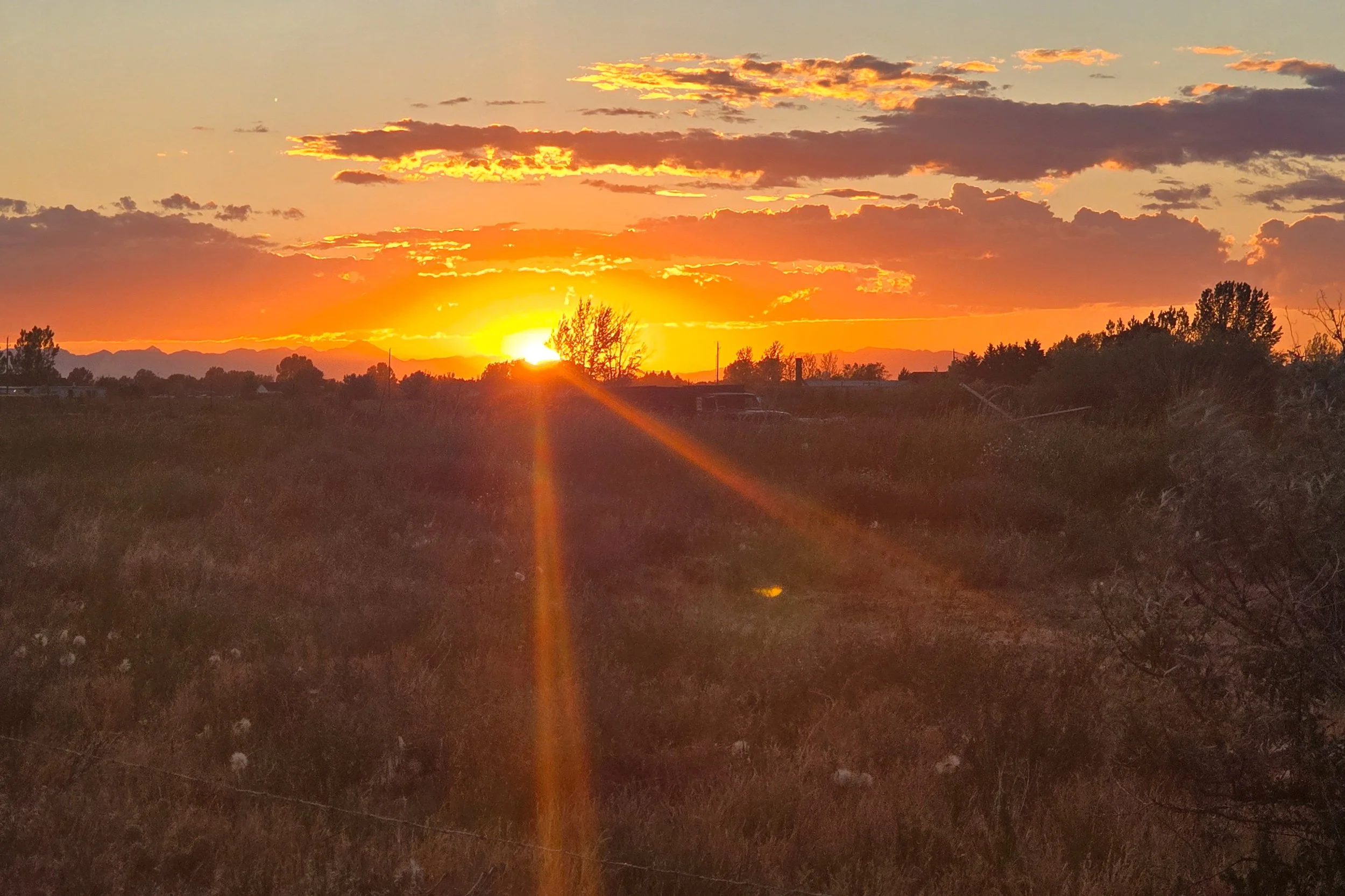 Lots of pretty sunsets in July