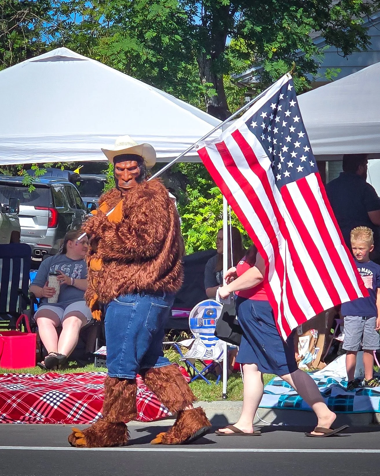 Even Bigfoot made an appearance!