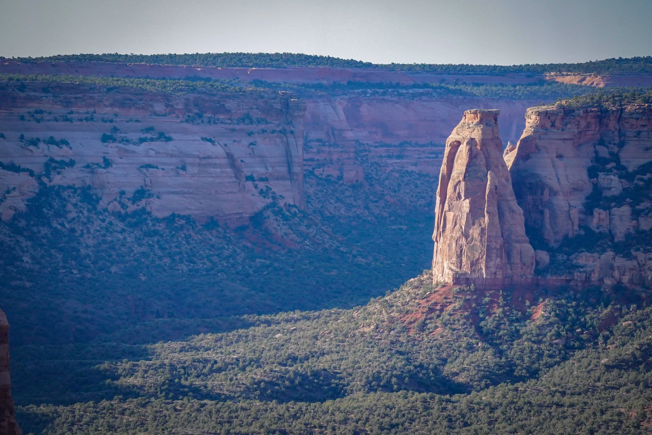 A beautiful valley in the Colorado National Monument