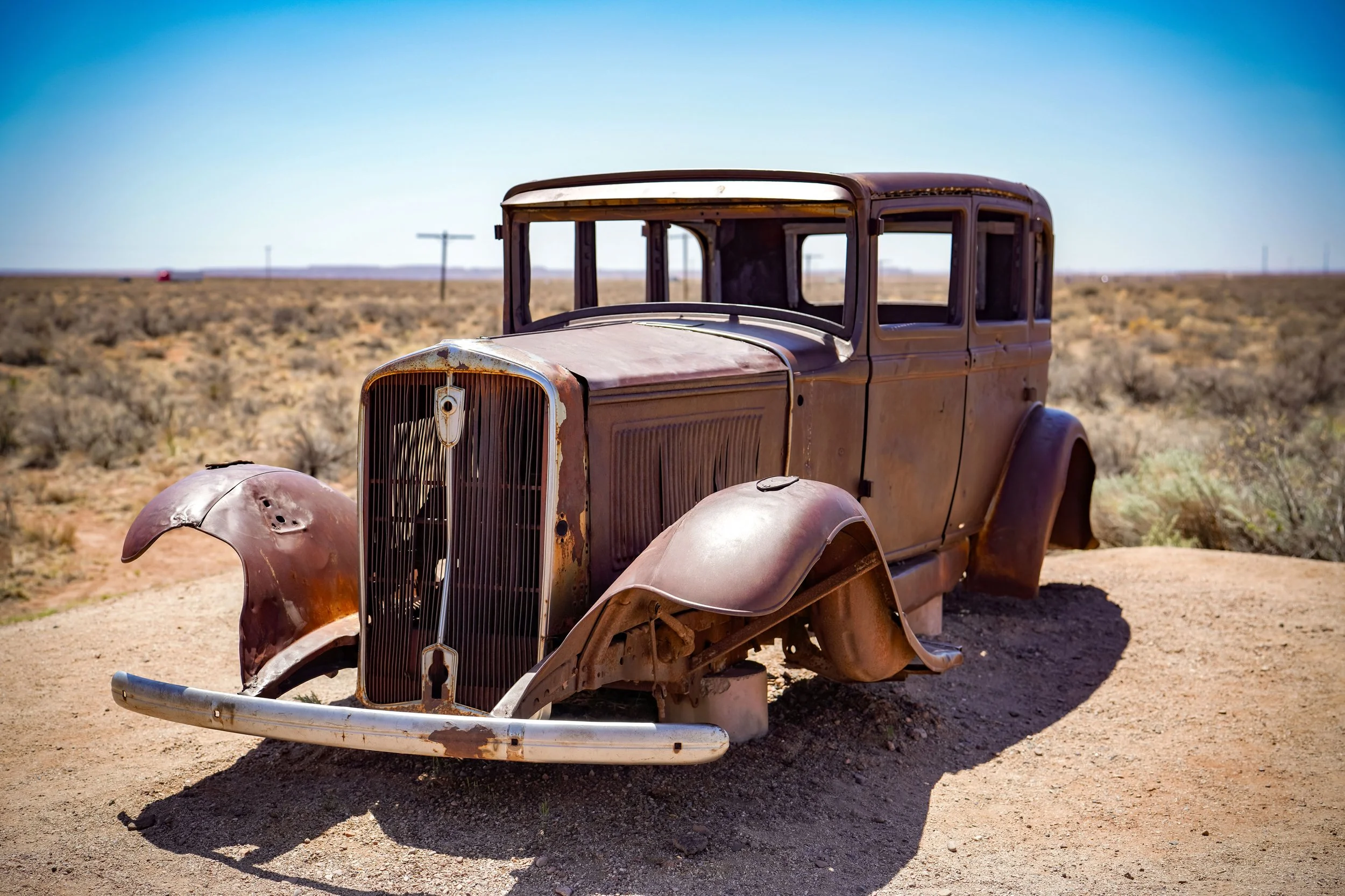 Historic Route 66 at Petrfied Forest National Park