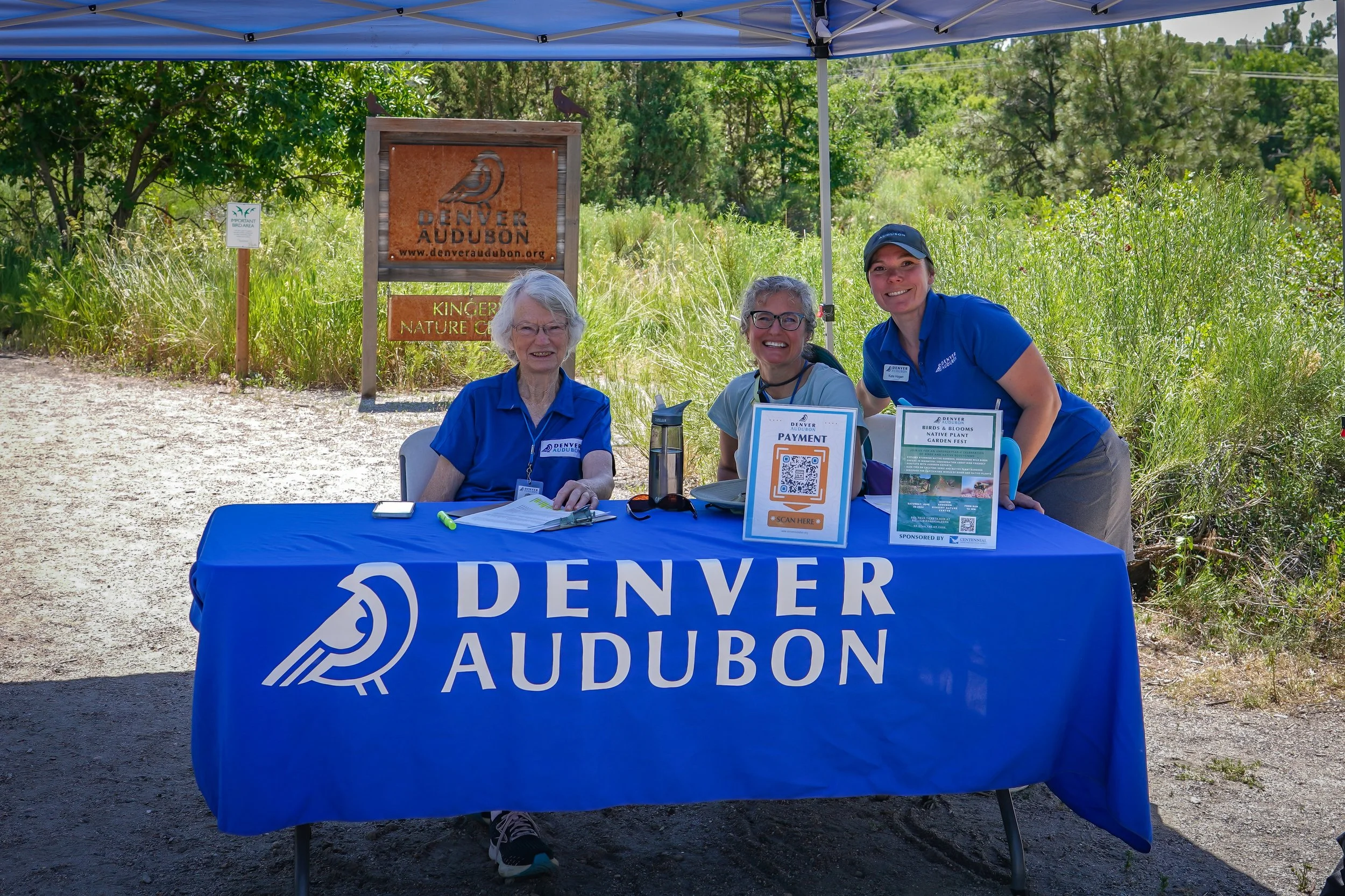 Registration table & entrance to the Fest!