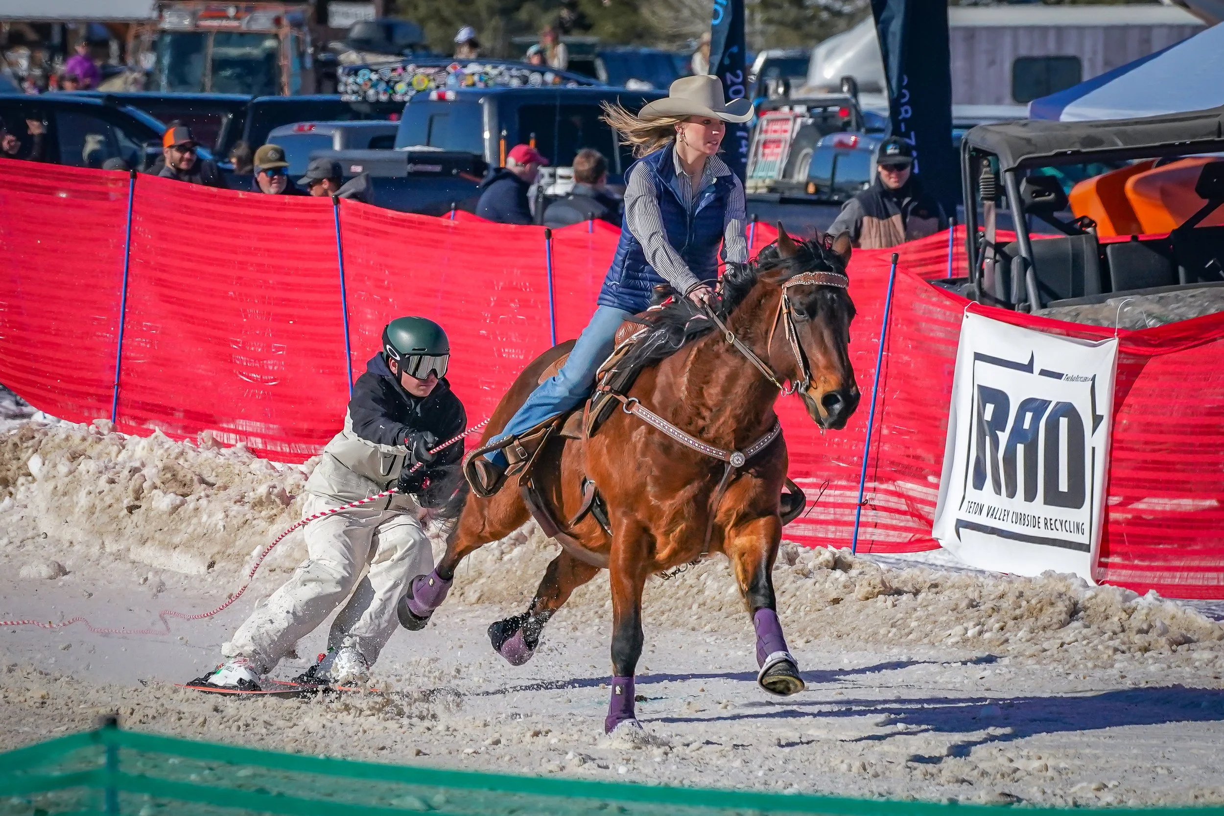Skijoring in Teton Valley