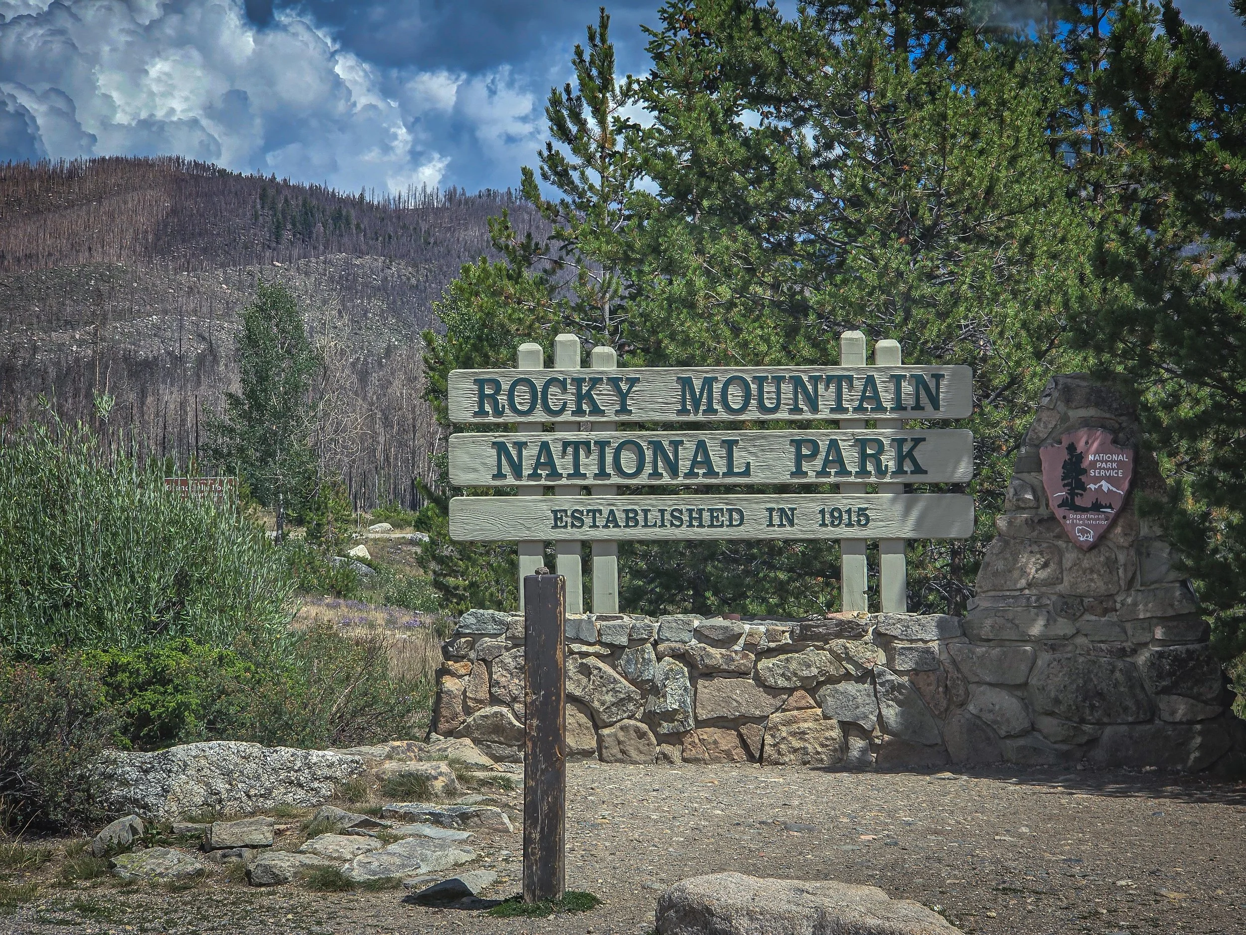 Re-entering the park from Grand Lake