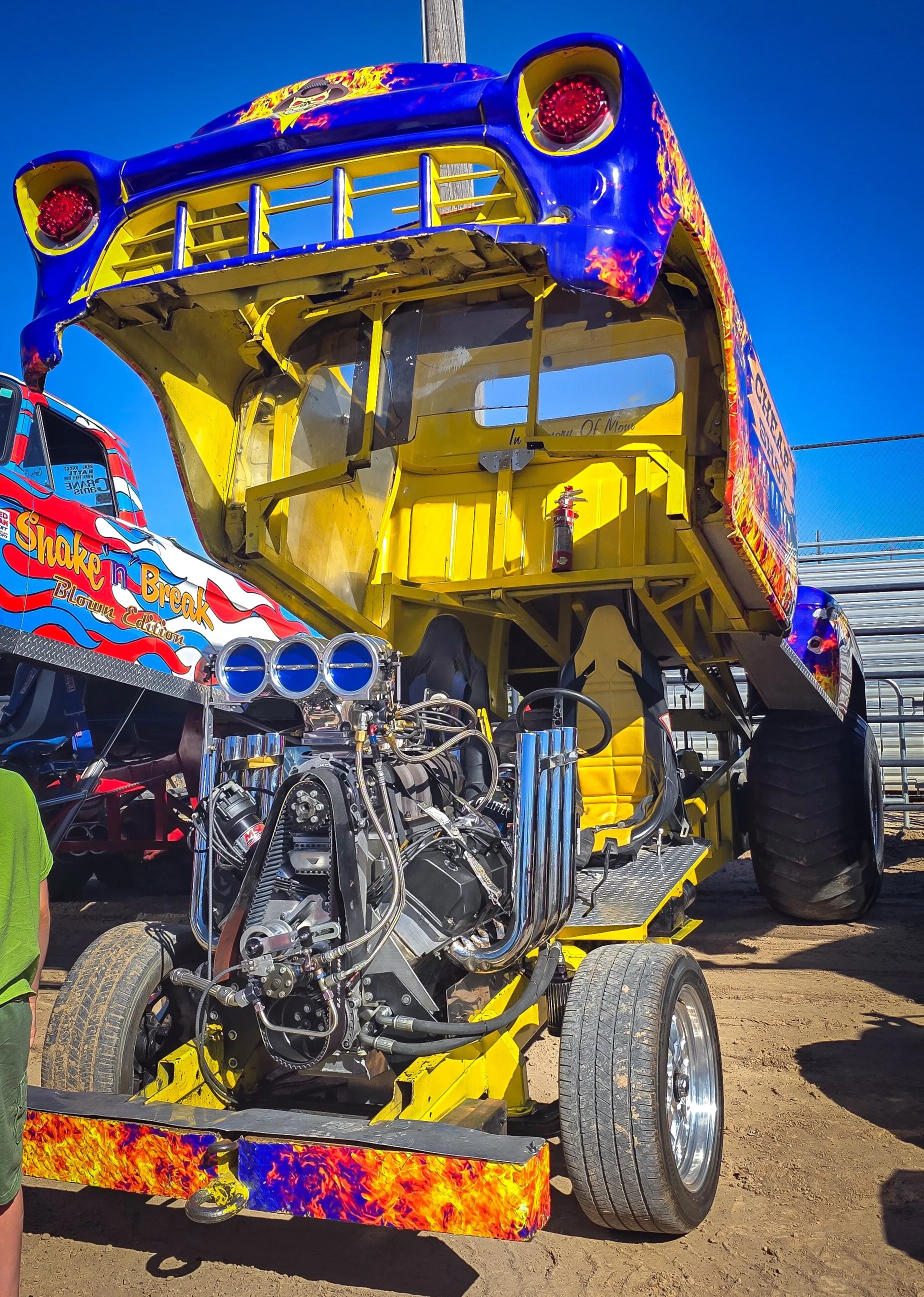 We also went to the Truck and Tractor Pull, some impressive machines!