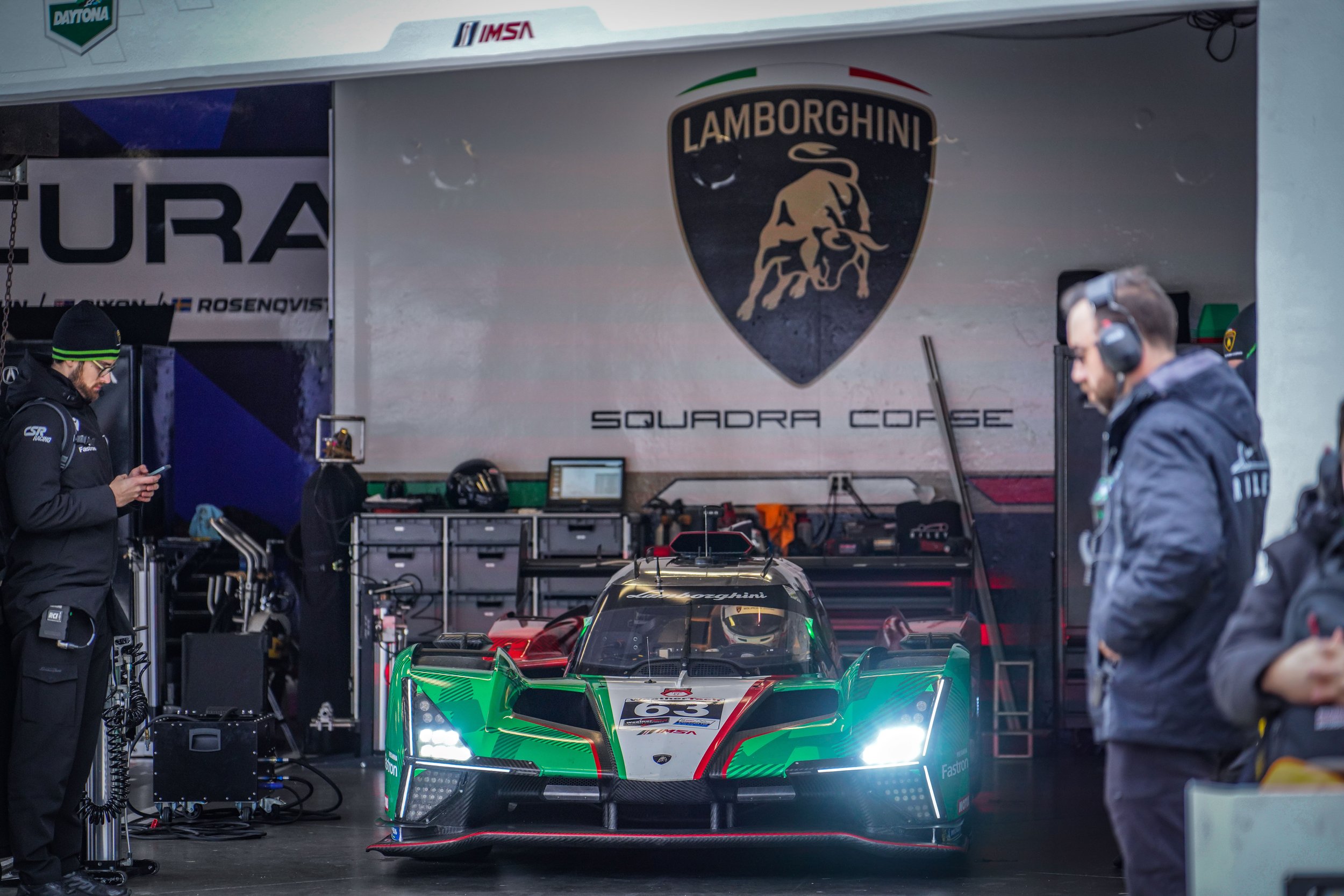 Lamborghini's inaugural event!  Too bad they canceled the racing program after this year.