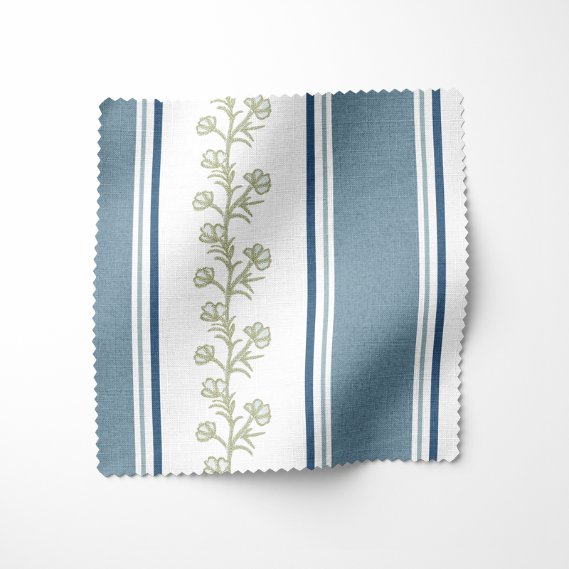 GEORGIA WIDE STRIPE FABRIC | RIVERSIDE