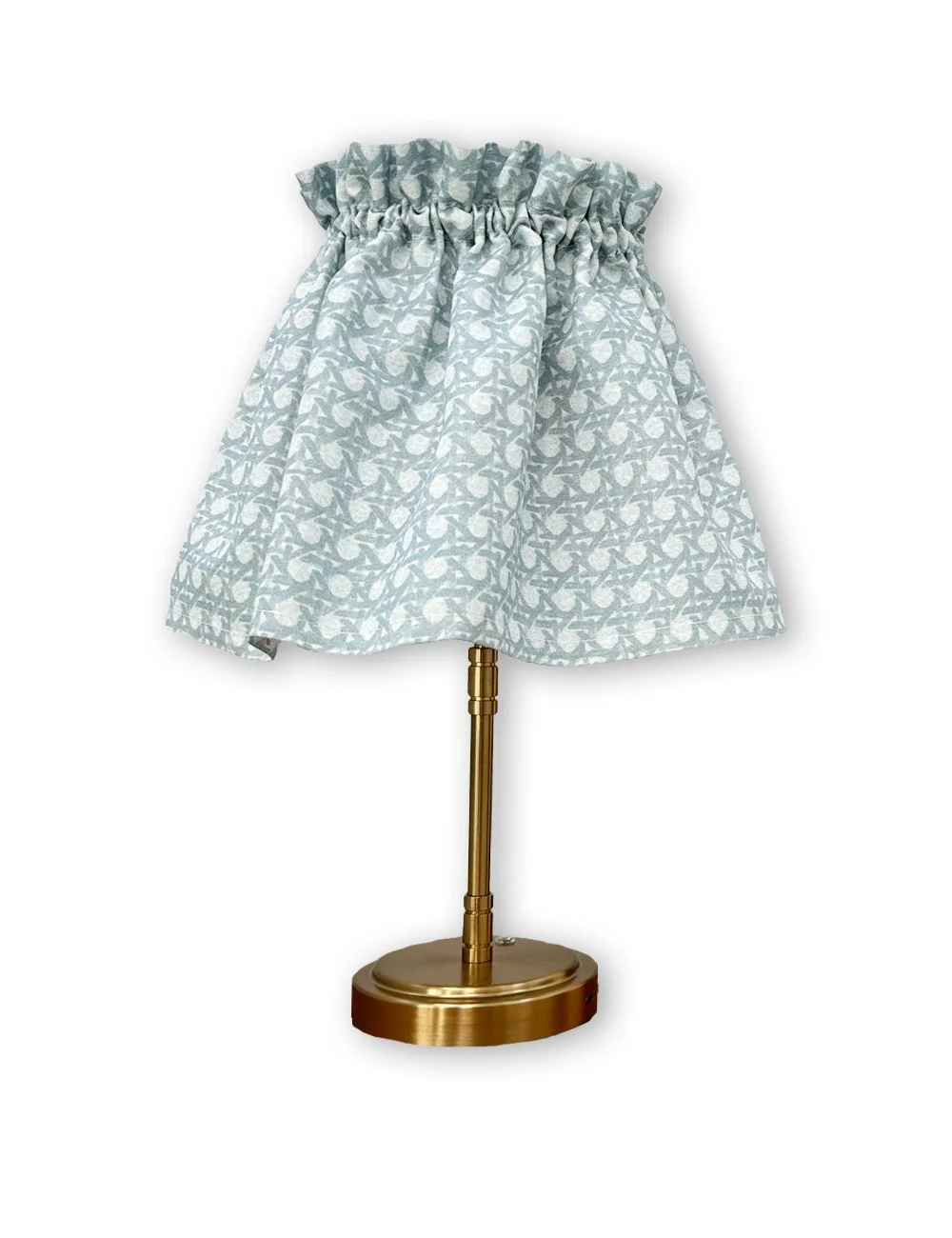 SASSY LAMPSHADE SKIRT | CANE AZURE