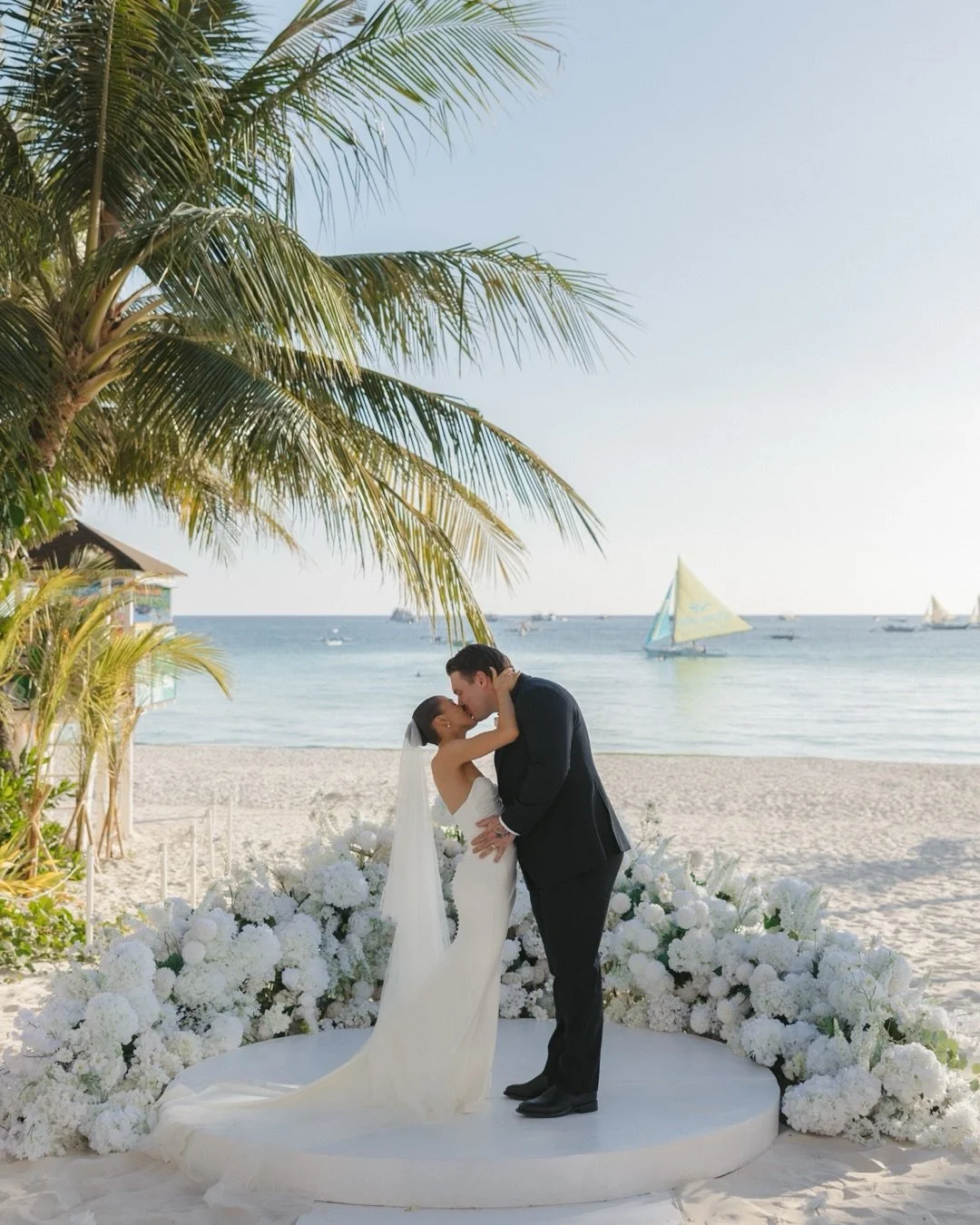 As Ethan &amp; Monique seal their vows &mdash; an intimate ceremony in the headlands of Boracay, partying into the night.

@monique.mcguiggan @ethanmcguiggan #destinationwedding #destinationphotographer #boracay #internationalwedding #internationalph