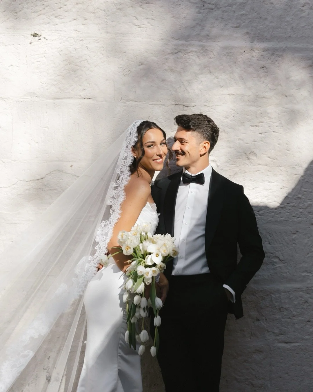 From the courtyard of the historic Lindesay House (@nationaltrustnsw), Sebastian &amp; Daniella held an intimate ceremony, followed by a garden lunch above the harbour &mdash; styled by @angiemarie.events.

Guests then partied into the evening at @iv