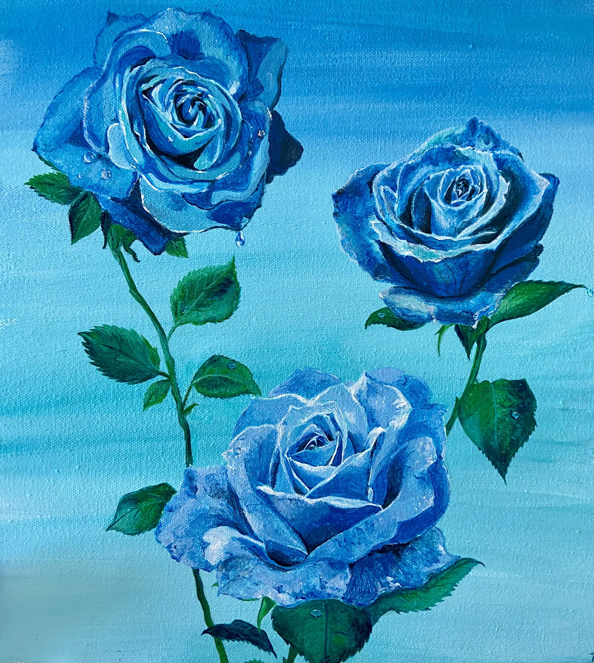 Flowers for Erzulie (2025) 12"x12"
acrylic on canvas