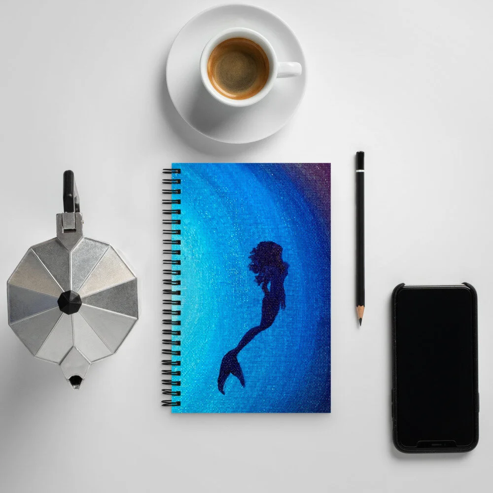 Mermaid Spiral notebook