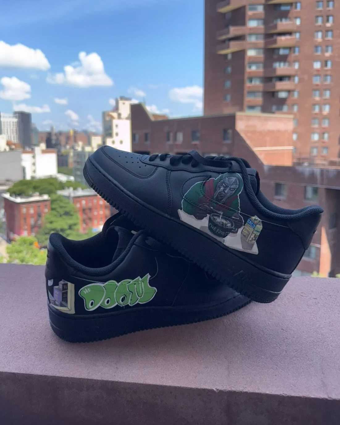 MF DOOM MM.. Food inspired custom sneakers