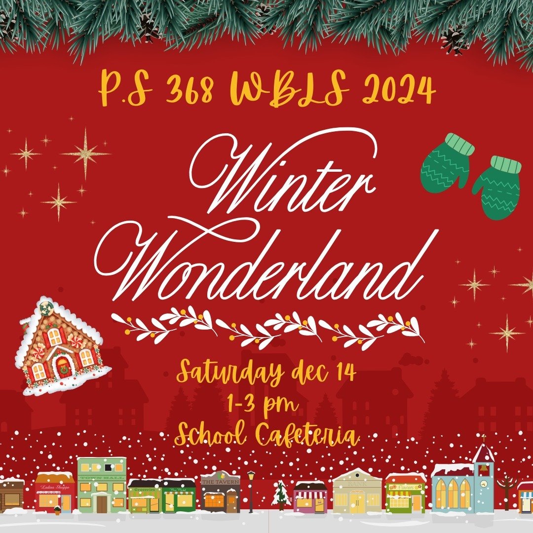 🎄🏠✨ Winter Wonderland is coming to life! ❄️

Join us for a magical day of creativity, community, and gingerbread house fun! 🏠✨ We're building our very own gingerbread village&mdash;come and be part of the holiday magic.

📍 School Cafeteria
🗓️ Sa
