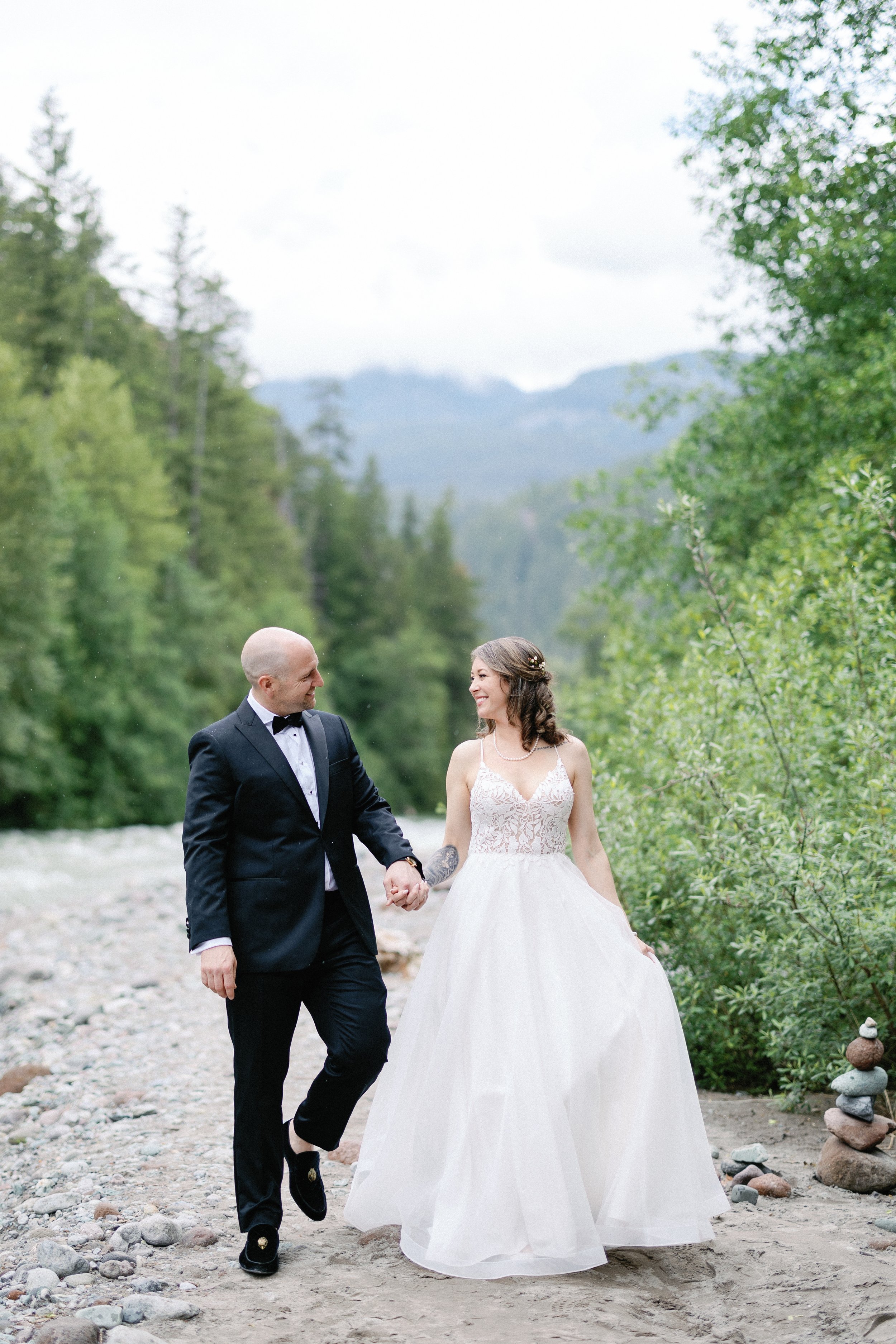 Allie and Ben's Enchanted Forest Wedding at Sunwolf Resort