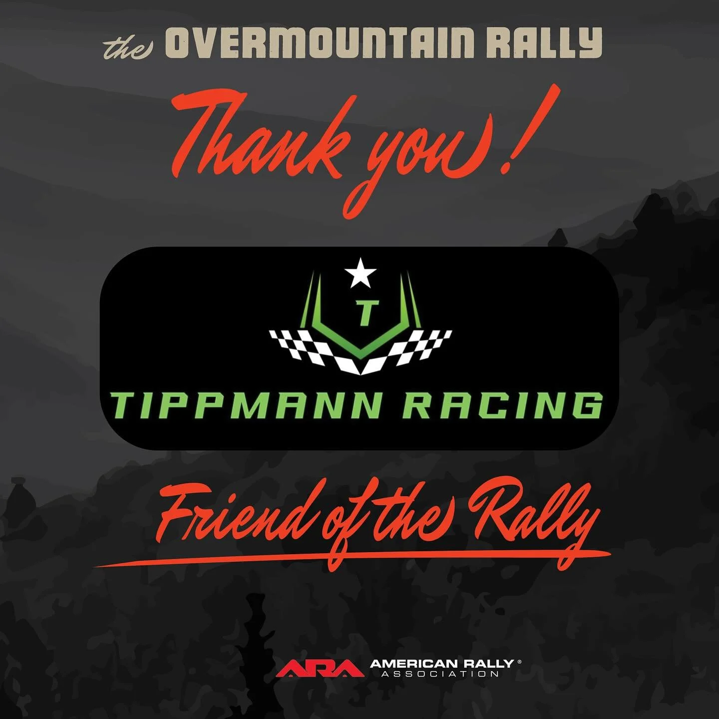 Special thank you to @tippmannracing for supporting the rally this year! Good luck to Nick and David in the #407 Fiesta ST!
