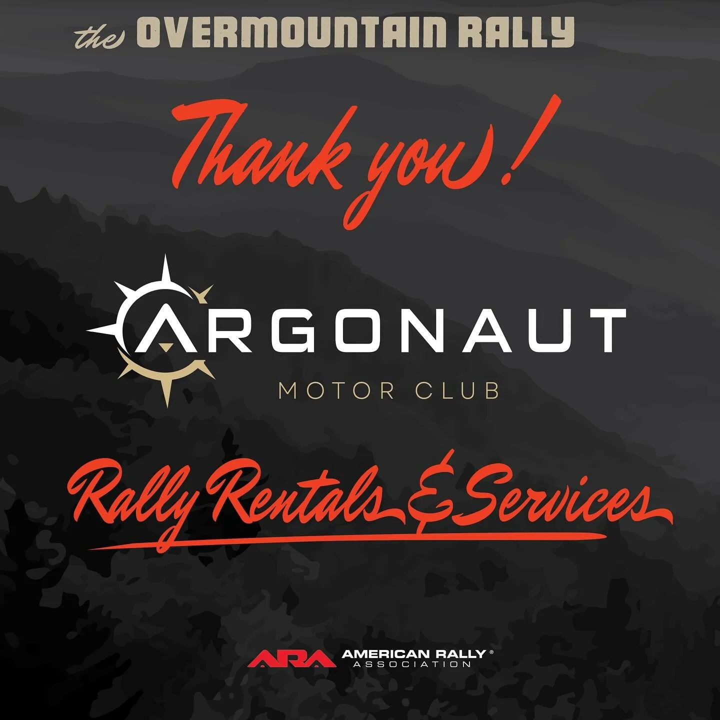 Special thank you to @argonaut.mc for supporting the rally this year. Argonaut Motor Club provides prep, build, and rental services for rallies across the country and will be at the #overmountainrally with a Renault Rally3! 
Thank you guys for the s