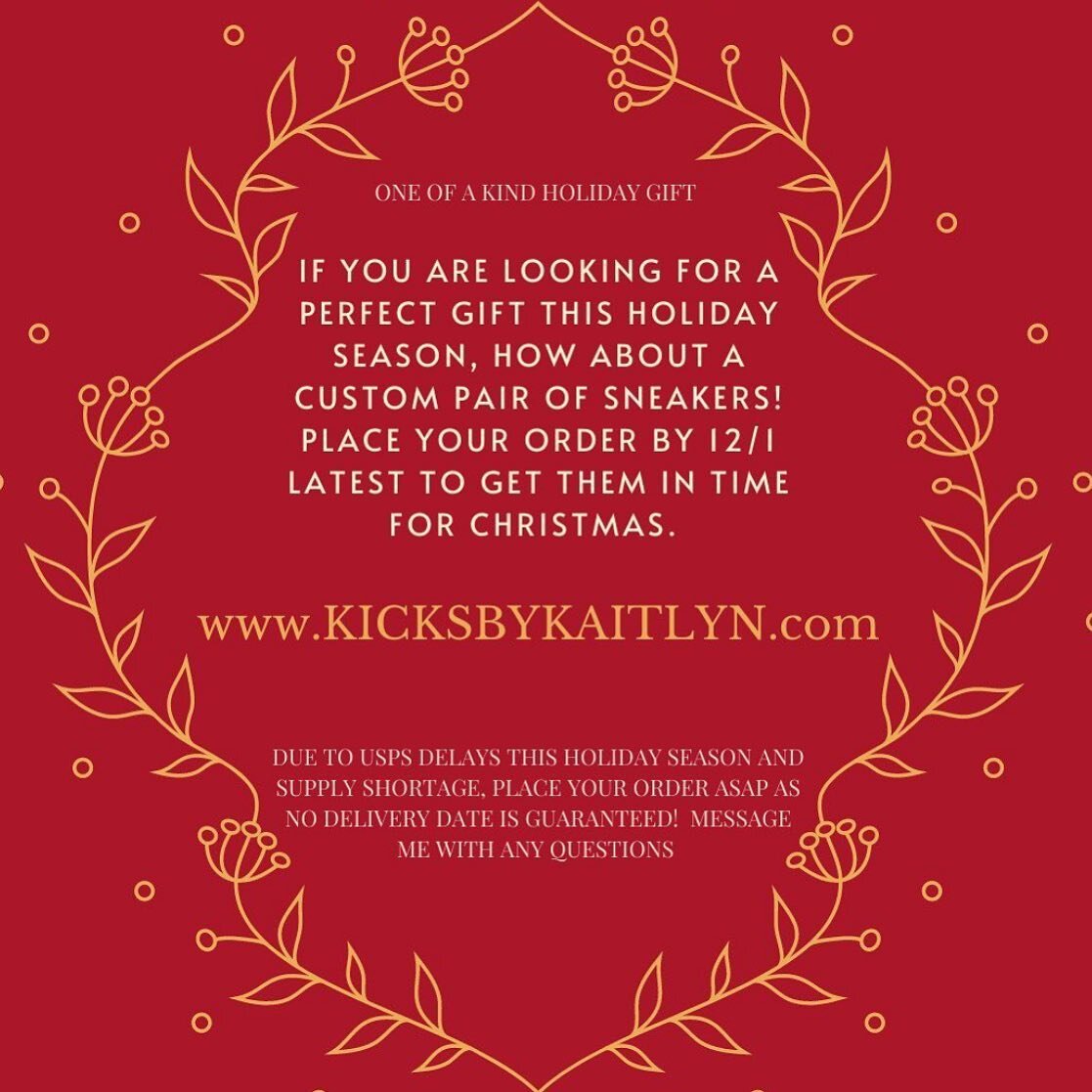 Holiday season is only a couple of weeks away. Remember the date 12/1 for placing your holiday gift order. Every year there are unexpected delays in shipping so make sure you PLAN AHEAD. Message me with any questions you have 😊