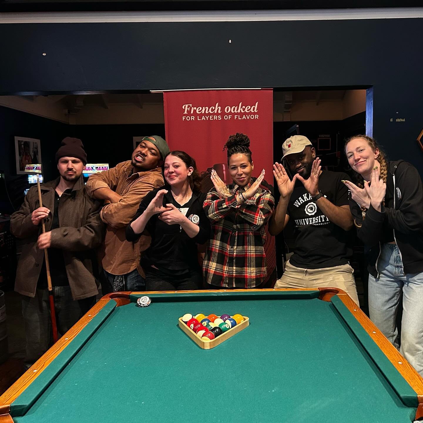 Congrats @georgeandwaltsbar for the championship win at our industry pool league! 🏆 

It&rsquo;s been a blast hosting these every week and getting to compete against other Oakland establishments. 

We also wanna send a big thank you and shoutout the