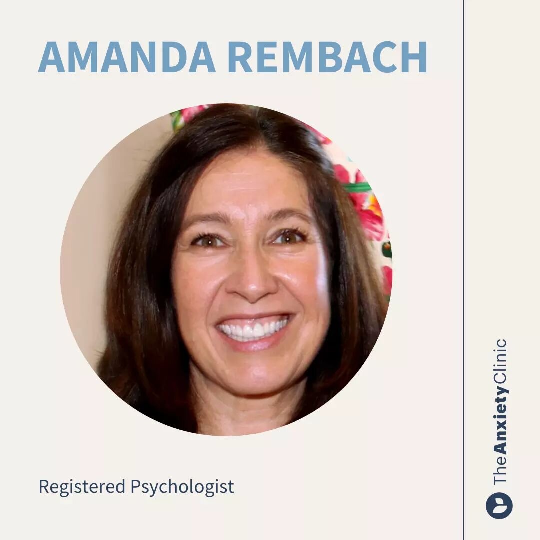 Meet The Anxiety Clinic Team // Introducing Amanda Rembach 🤍

Amanda has over 20 years of experience working as a Registered Psychologist, with expertise as a counsellor and coach in corporate and university settings. 

She is passionate about enabl