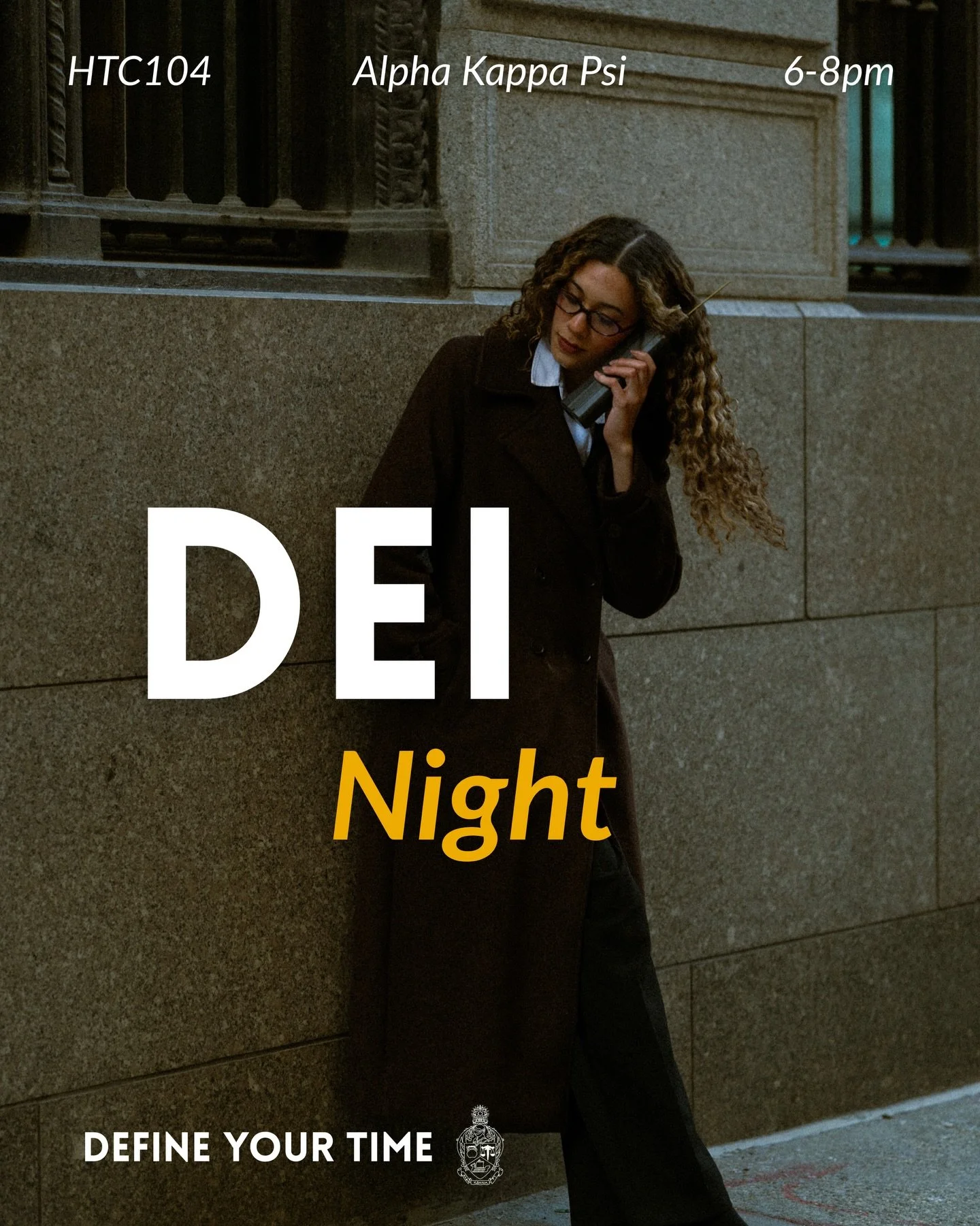 We&rsquo;re hosting DEI Night this evening!💼

Our DEI Director, Esosa Aimiuwu, along with the DEI Committee will be leading tonight&rsquo;s DEI activity. 

Hope to see you there!

#buakpsi #akpsi #bostonuniversity #defineyourtime