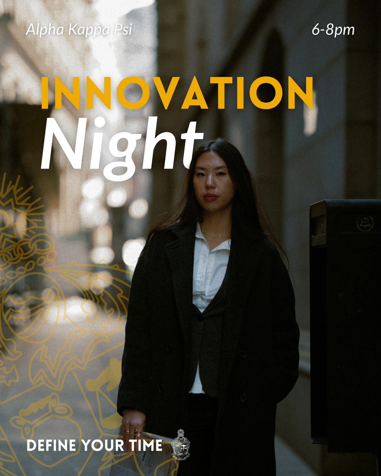 Innovation Night this evening from 6:00 to 8:00pm! Find location details in your email inbox.

Our brothers Kate Teasdale and Kyle Chang will lead an innovation activity, and talk about how entrepreneurship is found in our brotherhood!

#buakpsi #akp