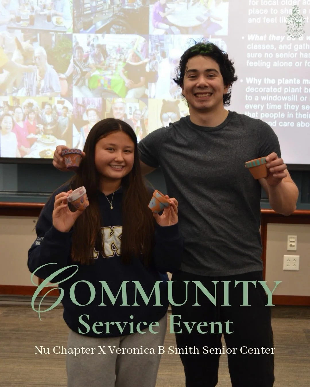 This week, brothers came together during chapter for a community service event supporting the Veronica B. Smith Senior Center💐

Organized by our Community Service Director @iliana.waldman , brothers decorated flower pots to brighten the senior cente