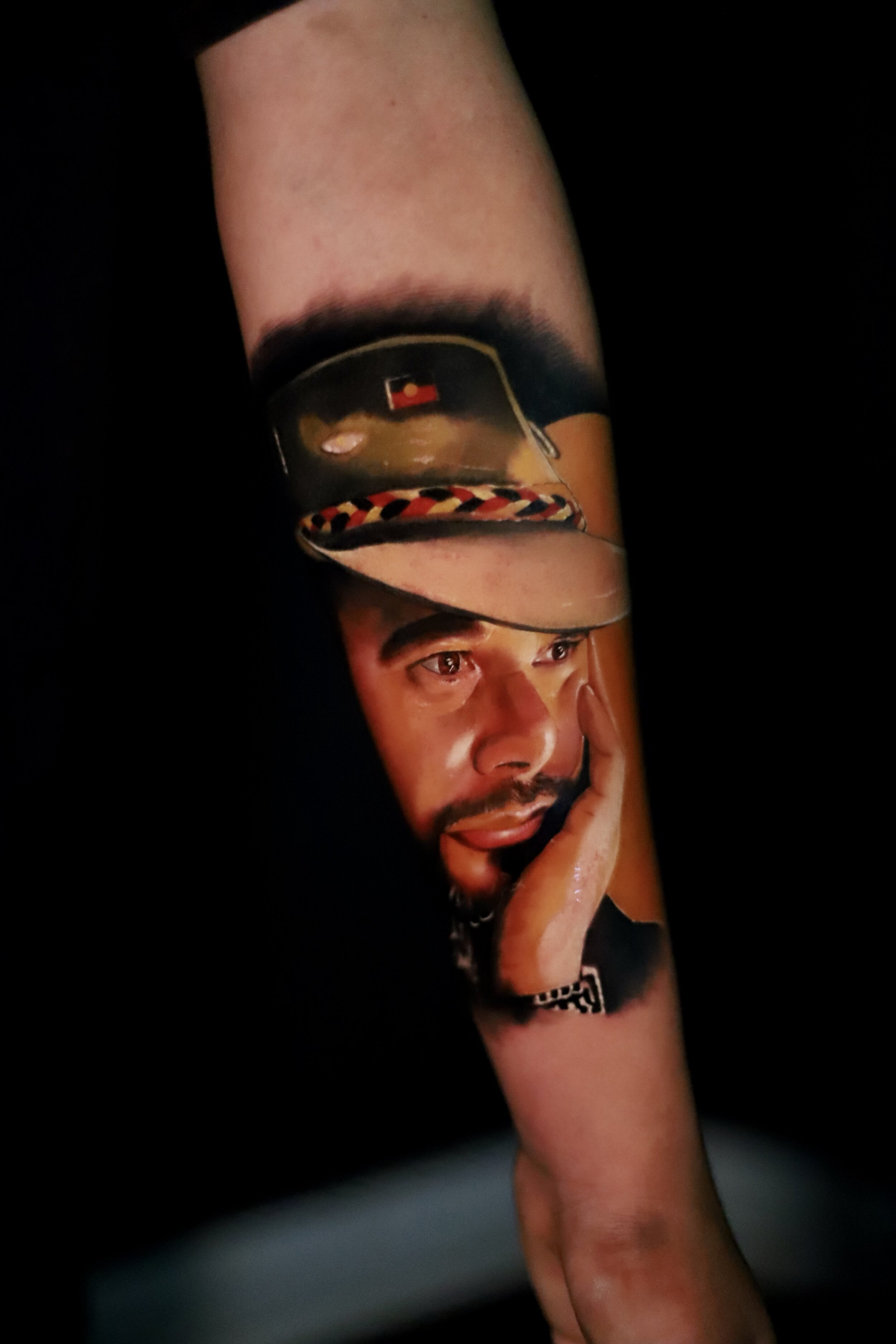 Bruce Lee color portrait tattoo Cecil Porter Studios  Custom Tattoos and  Illustration 