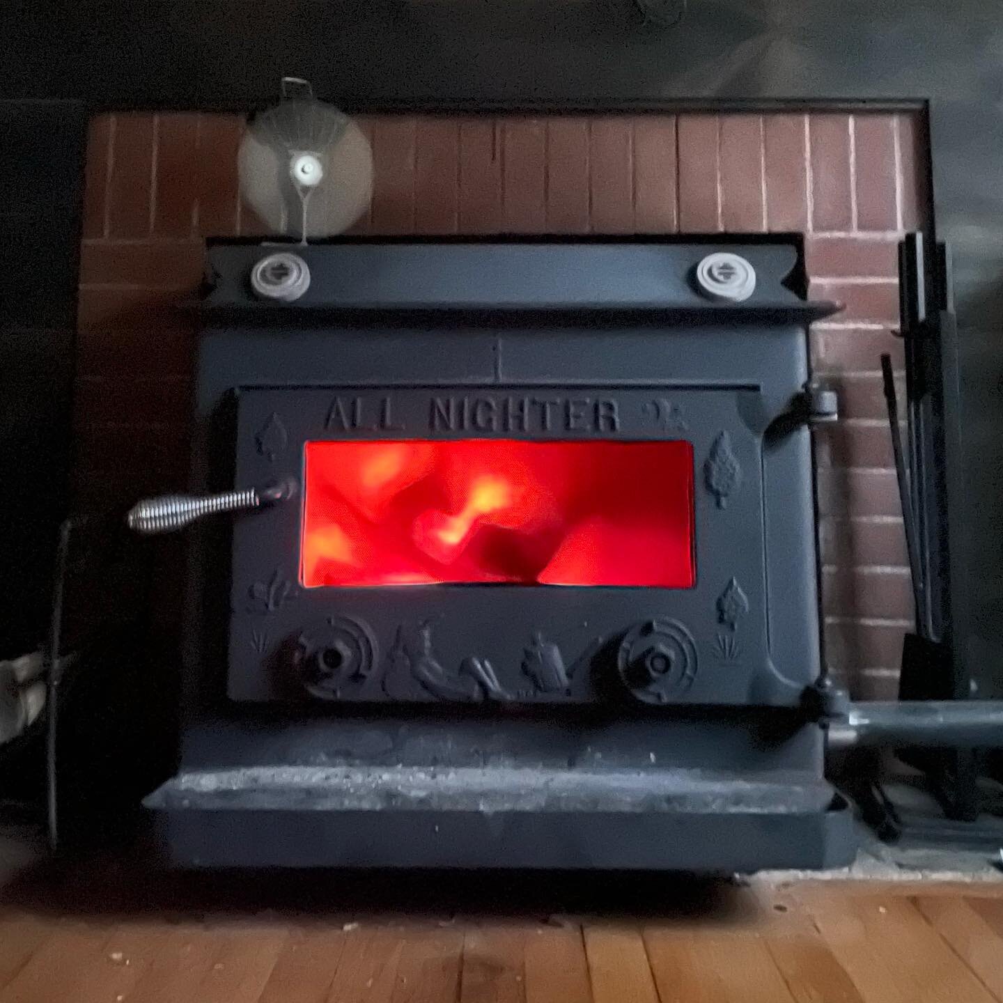 AESTHETIC 
-
&ldquo;Pleasing in appearance: Attractive&rdquo;
-
Follow up to my post last night. Finished up the install on the cold stove early this morning. Set in the rope gasket with the cement, adjusted the fit of the spring handle, and started 