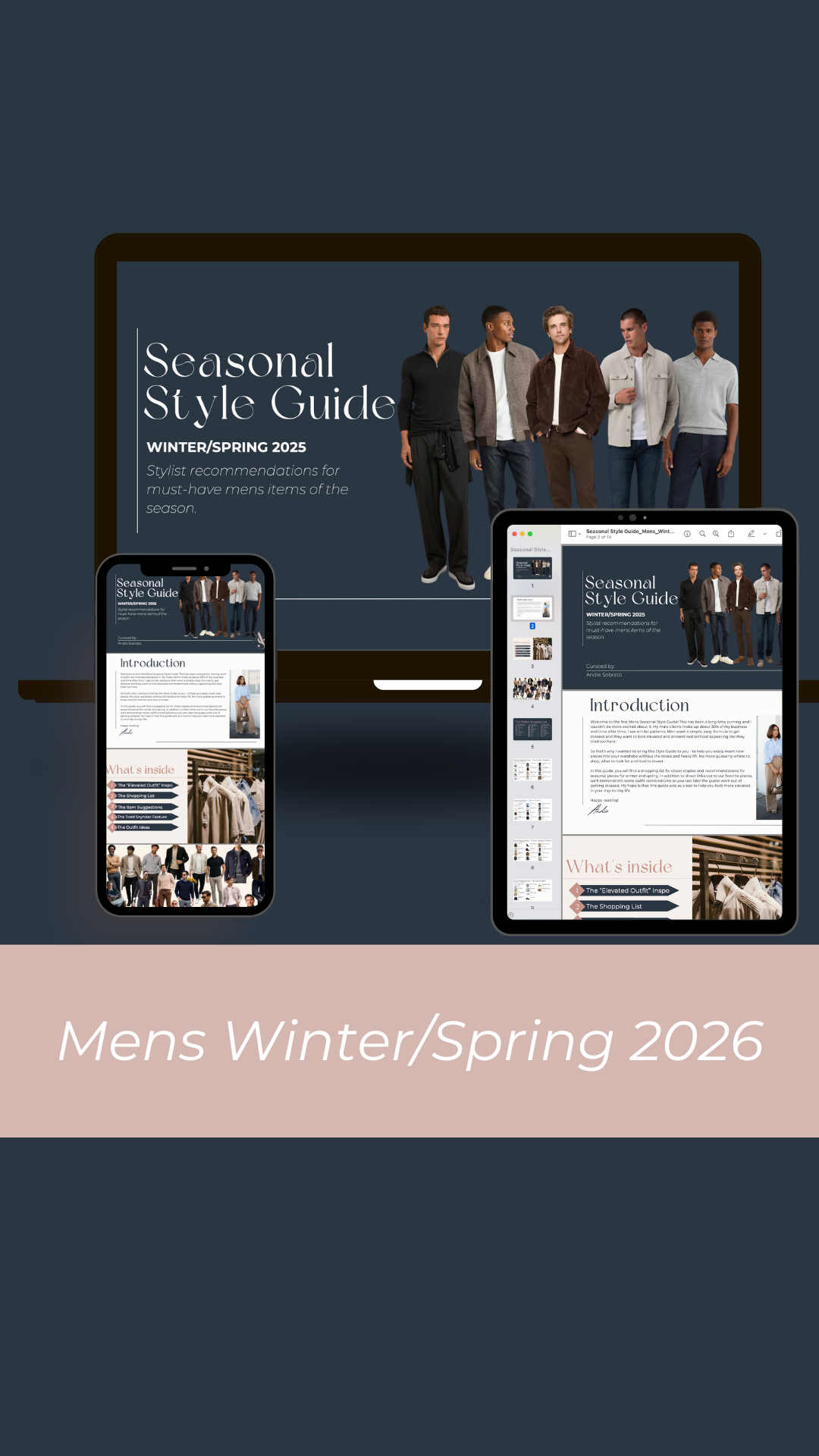 Mens Seasonal Style Guide - Winter/Spring 2025