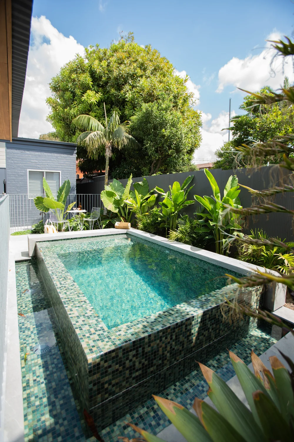 Custom concrete pool on a tight Sydney site