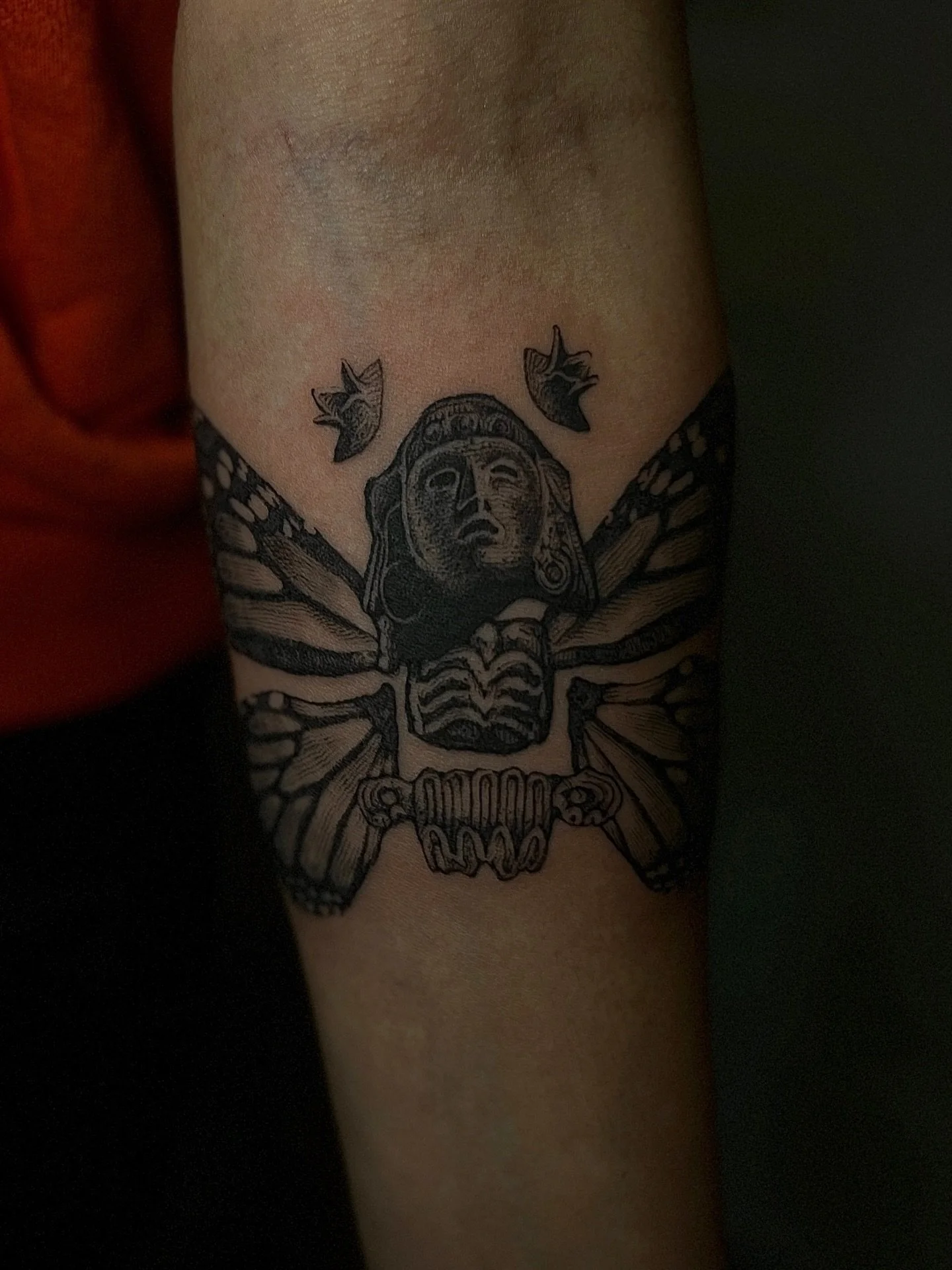 Heritage treasure for Isabel. Thank you 🌊 
#collagetattoo #ornamentaltattoo #pdxtattoo #pdxtattooartist #portlandoregontattoo