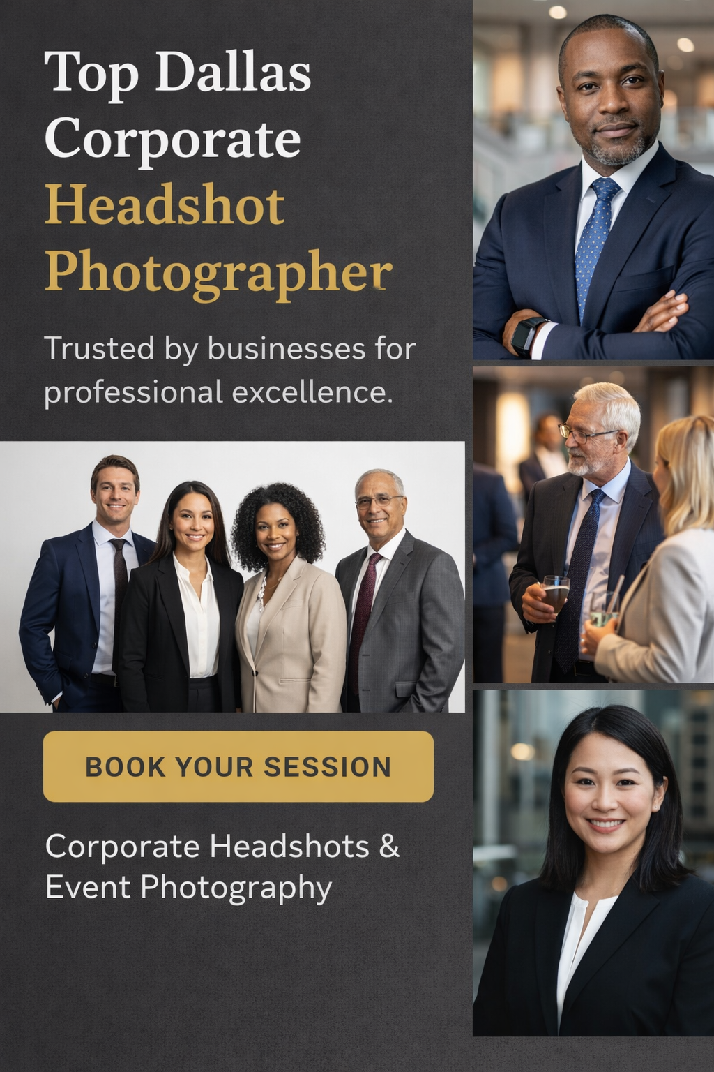 Top Dallas Corporate Headshot Photographer
