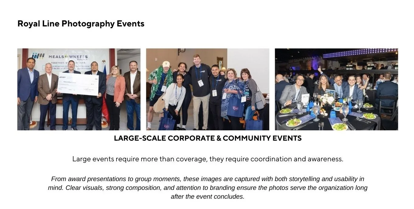 Why Choose Royal Line Photography for Your Dallas Event?