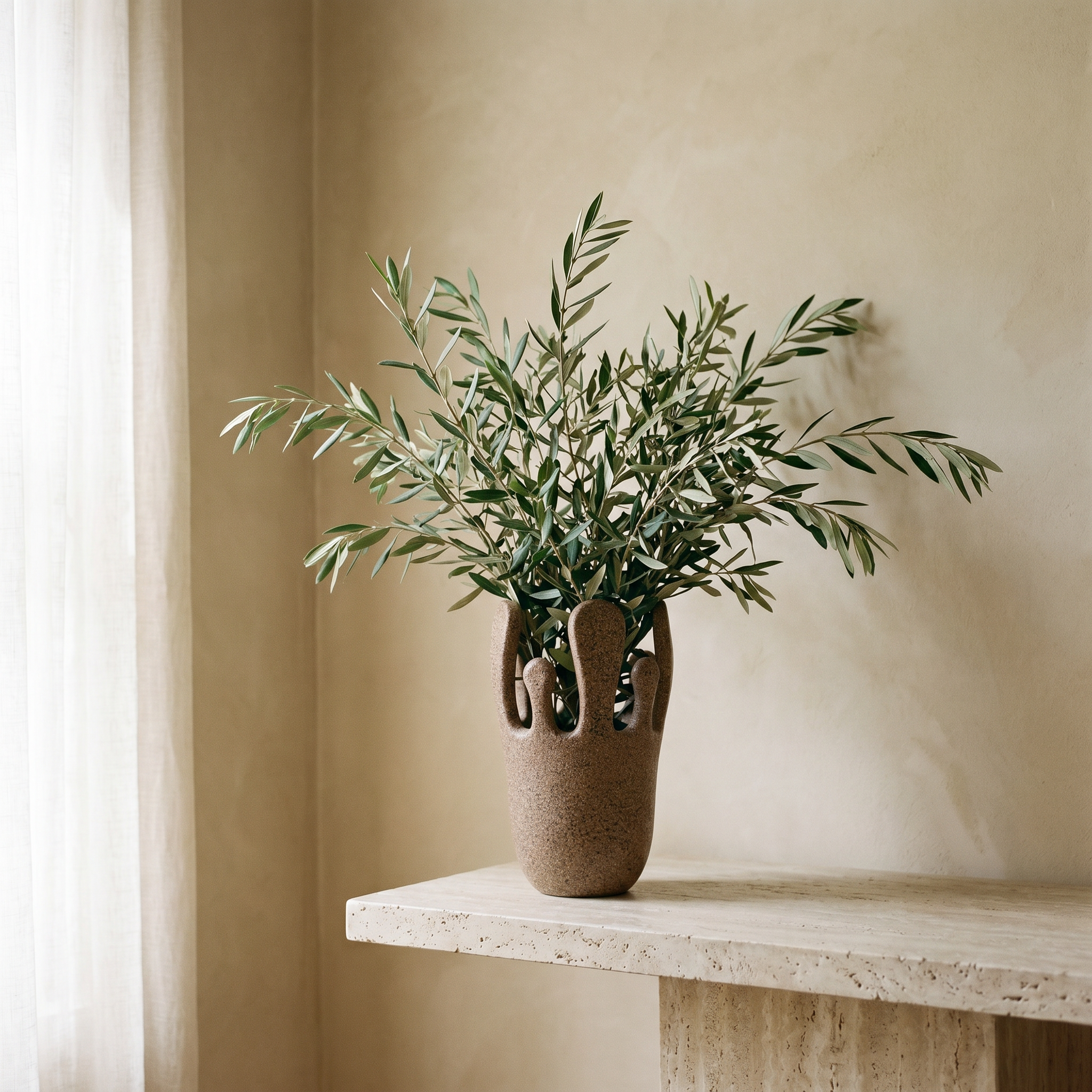 Earth Stone Vase + Olive Branches.png
