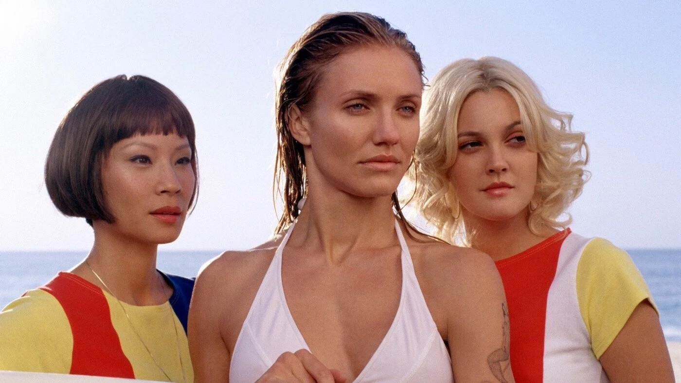 Lucy Liu, Cameron Diaz, and Drew Barrymore in Charlie’s Angels: Full Throttle (2003) [tMDB]
