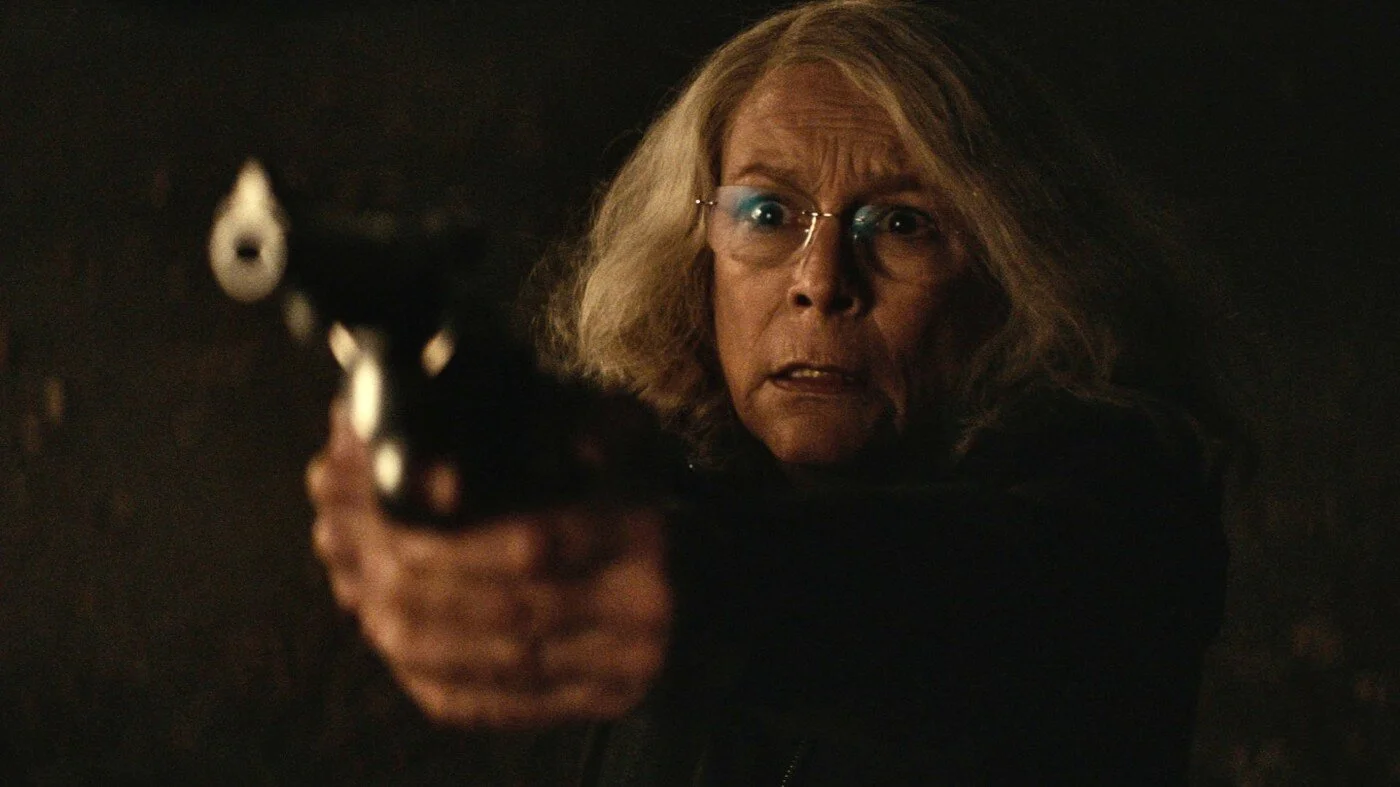 Jamie Lee Curtis as Laurie Strode in 2018’s Halloween (tMDB).