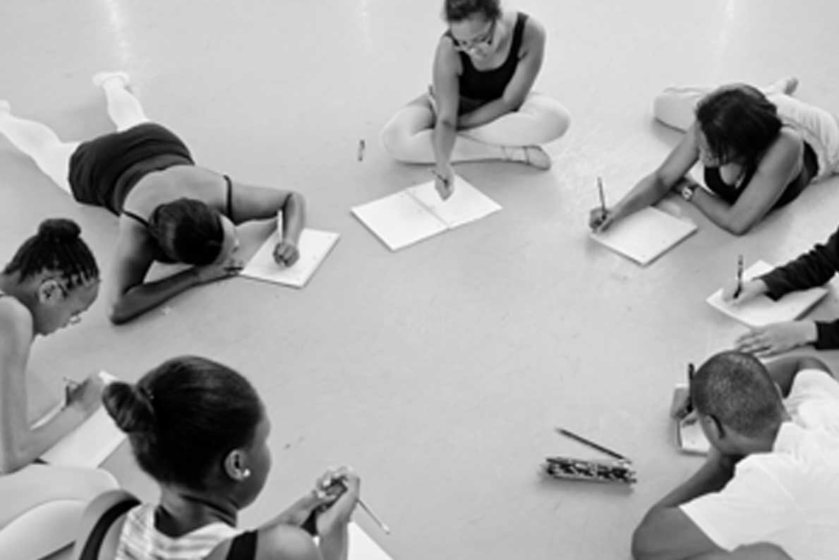 Toews' composition class journals as a part of the “Healthy Initiatives” project (in collaboration with the White House Office of National Drug Control Policy’s “Above the Influence” campaign). TWB@THEARC studios, Washington, DC.