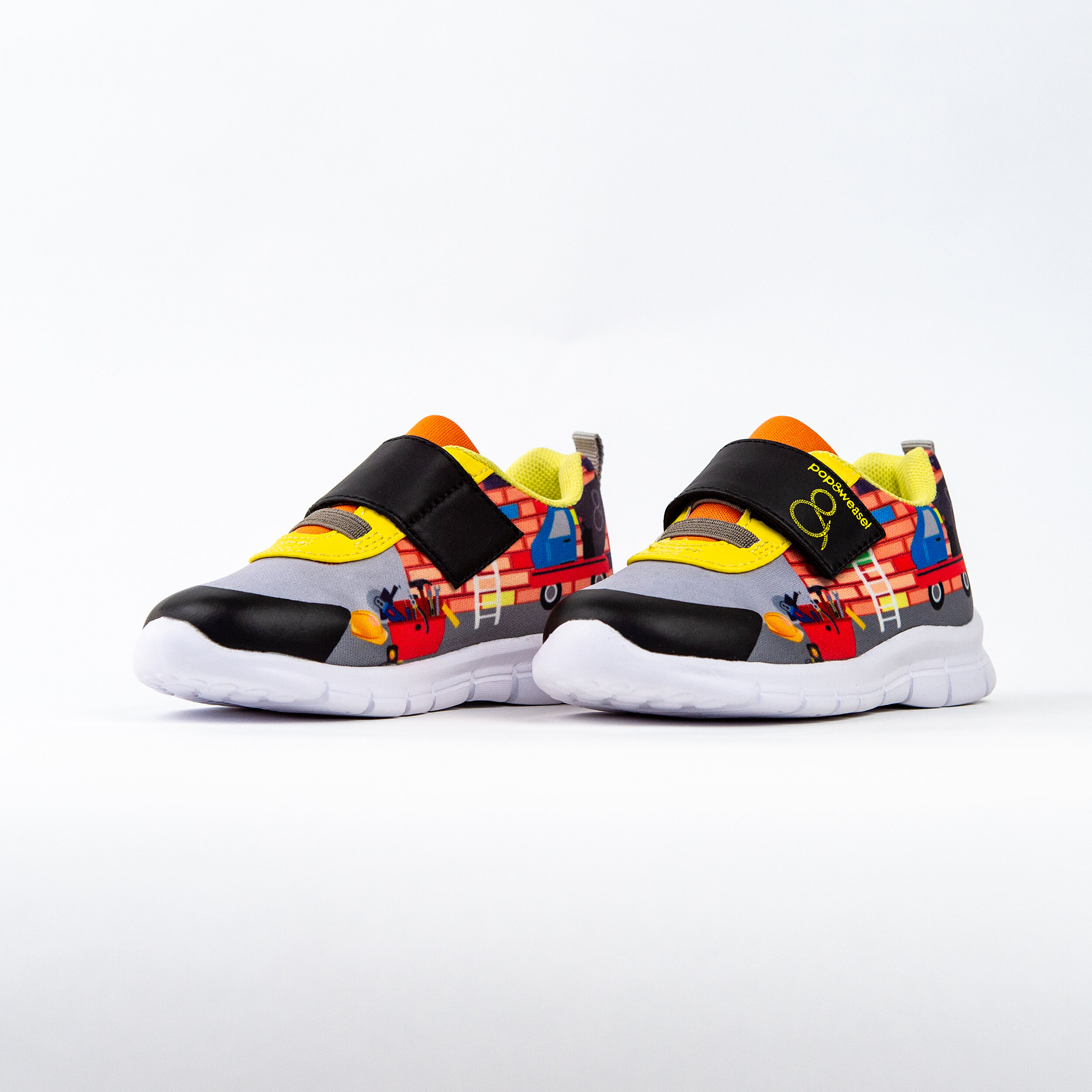 Pop & Weasel's 'Builder Boots' kids shoes with velcro