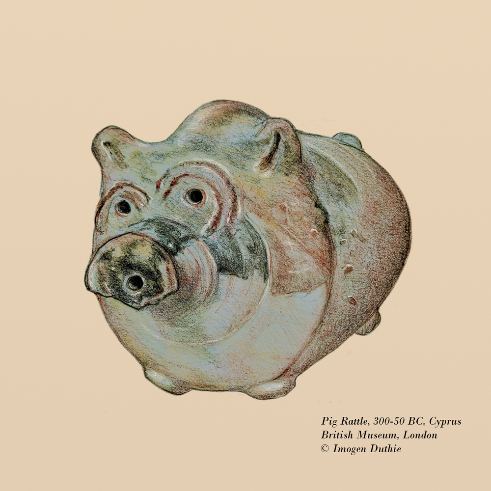 Swine Rattle 2. Pig Rattle — Portrait of a Plaything