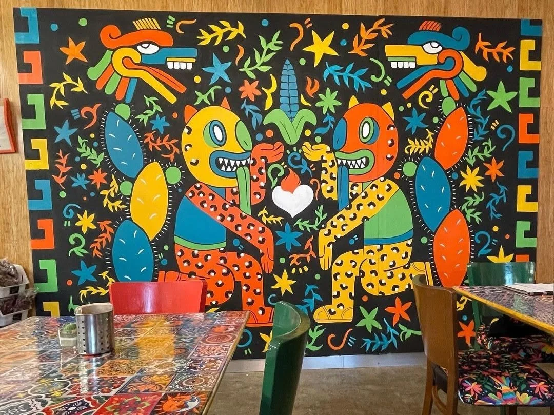 Mural painted for ITACATE, Redfern - Restaurant by ROSA CIENFUEGOS