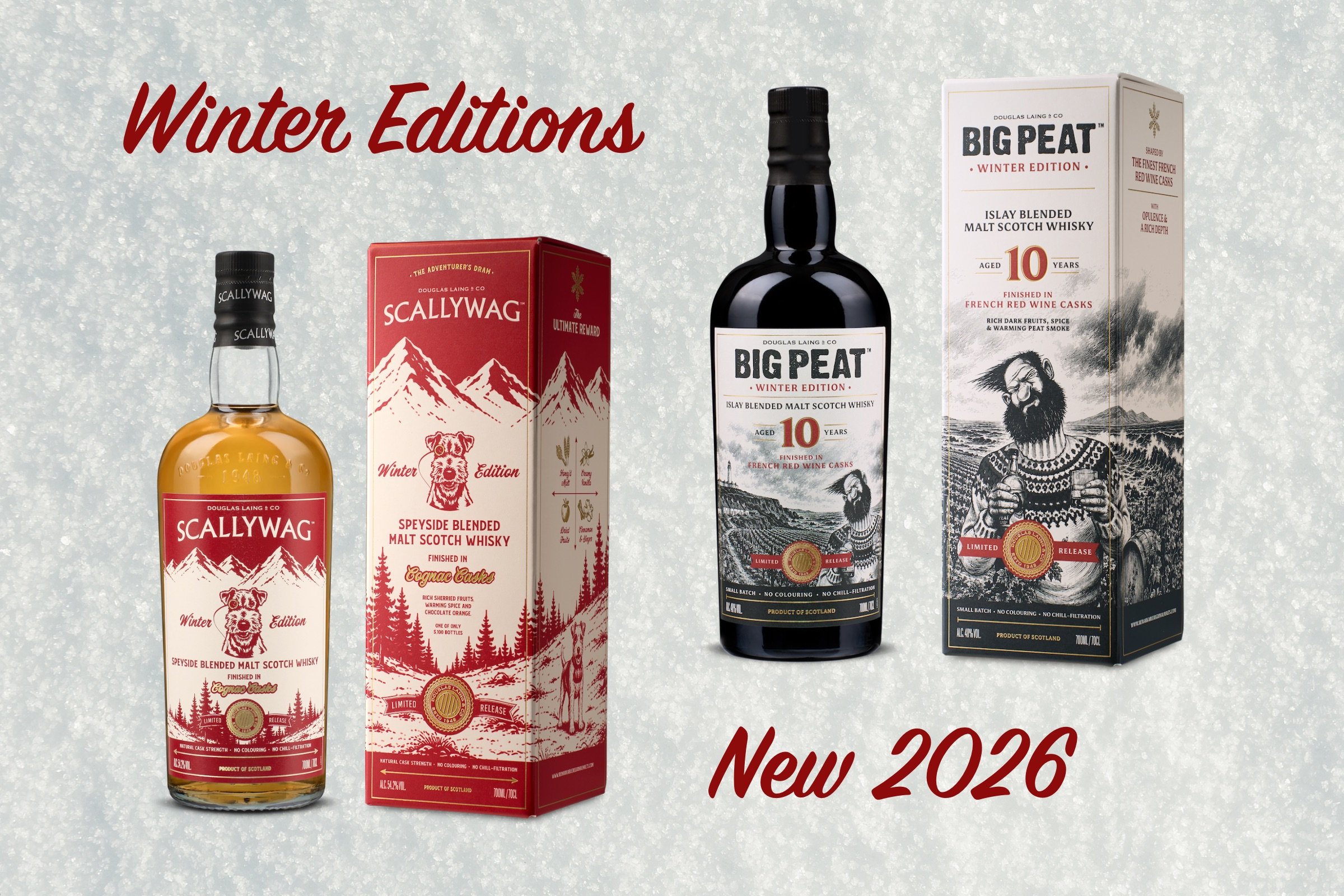 Winter editions Big Peat och Scallywag