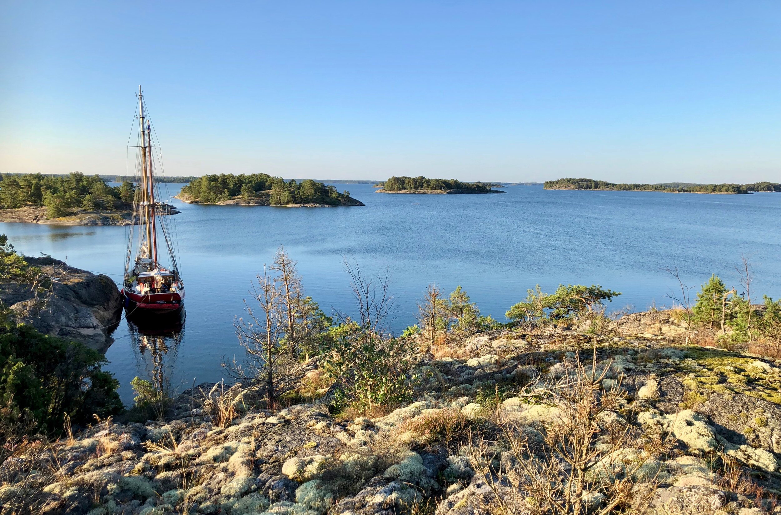 Expedition vessel Byr in the Baltic Sea