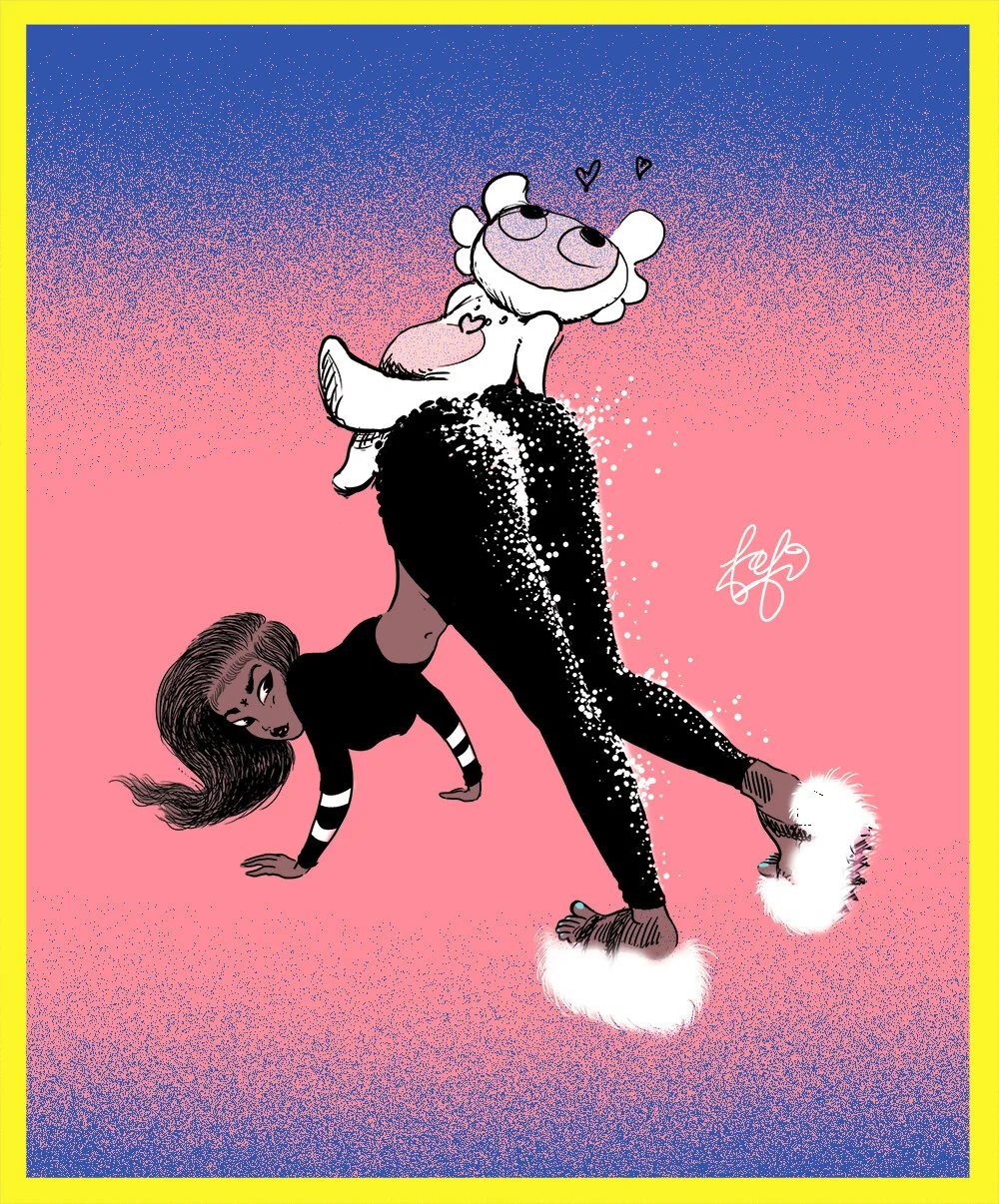 drawings hand signed photoshop fafi flashy colors street art — FAFI