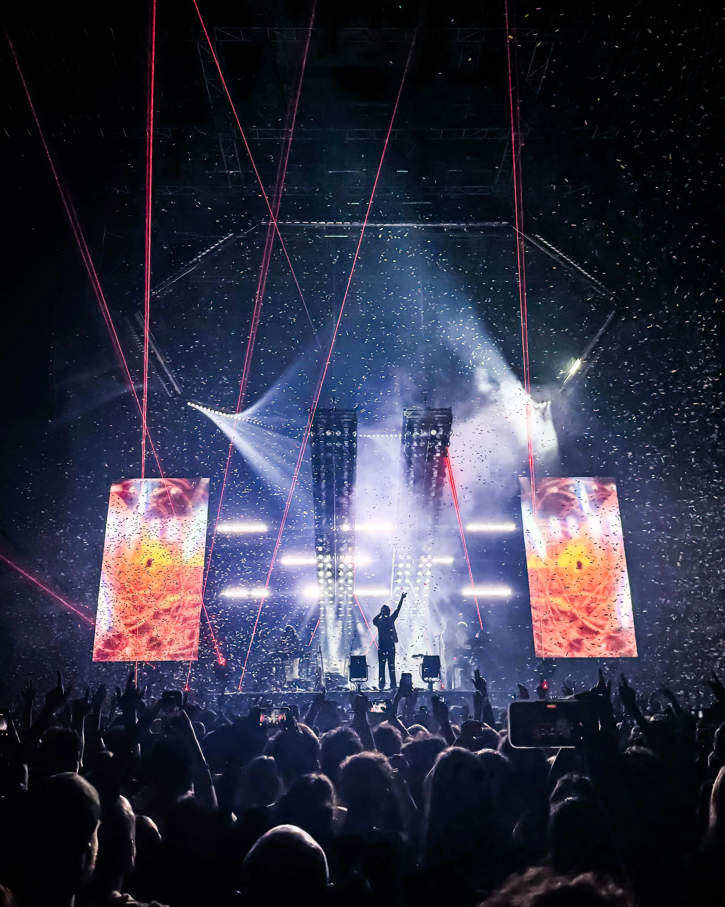 Tame Impala 2026 Tour - IMAG LED walls at the European tour, delivered by Universal Pixels