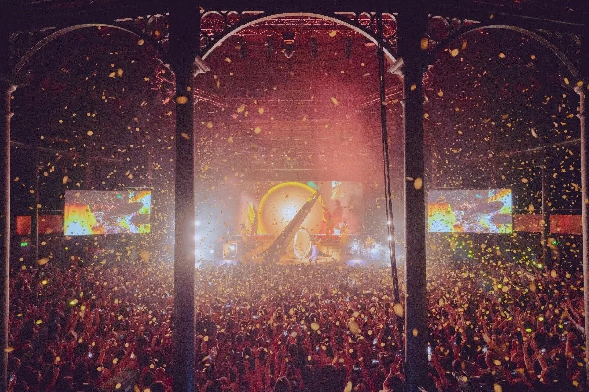 Lorde 2022 - full upstage LED wall and IMAG screens at the roundhouse, delivered by Universal Pixels